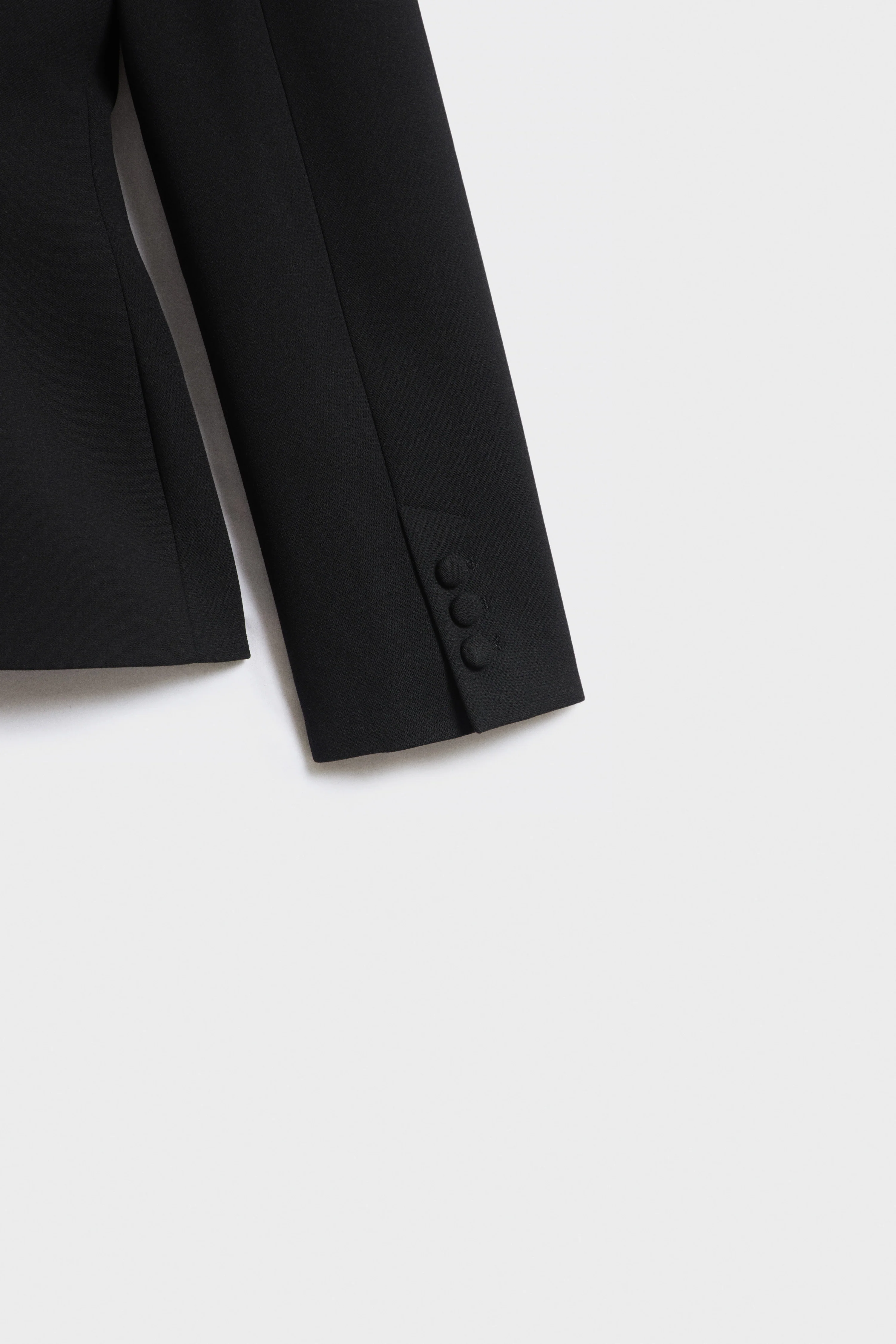 SLIM-FIT SATIN-TRIMMED BLAZER - Image 8
