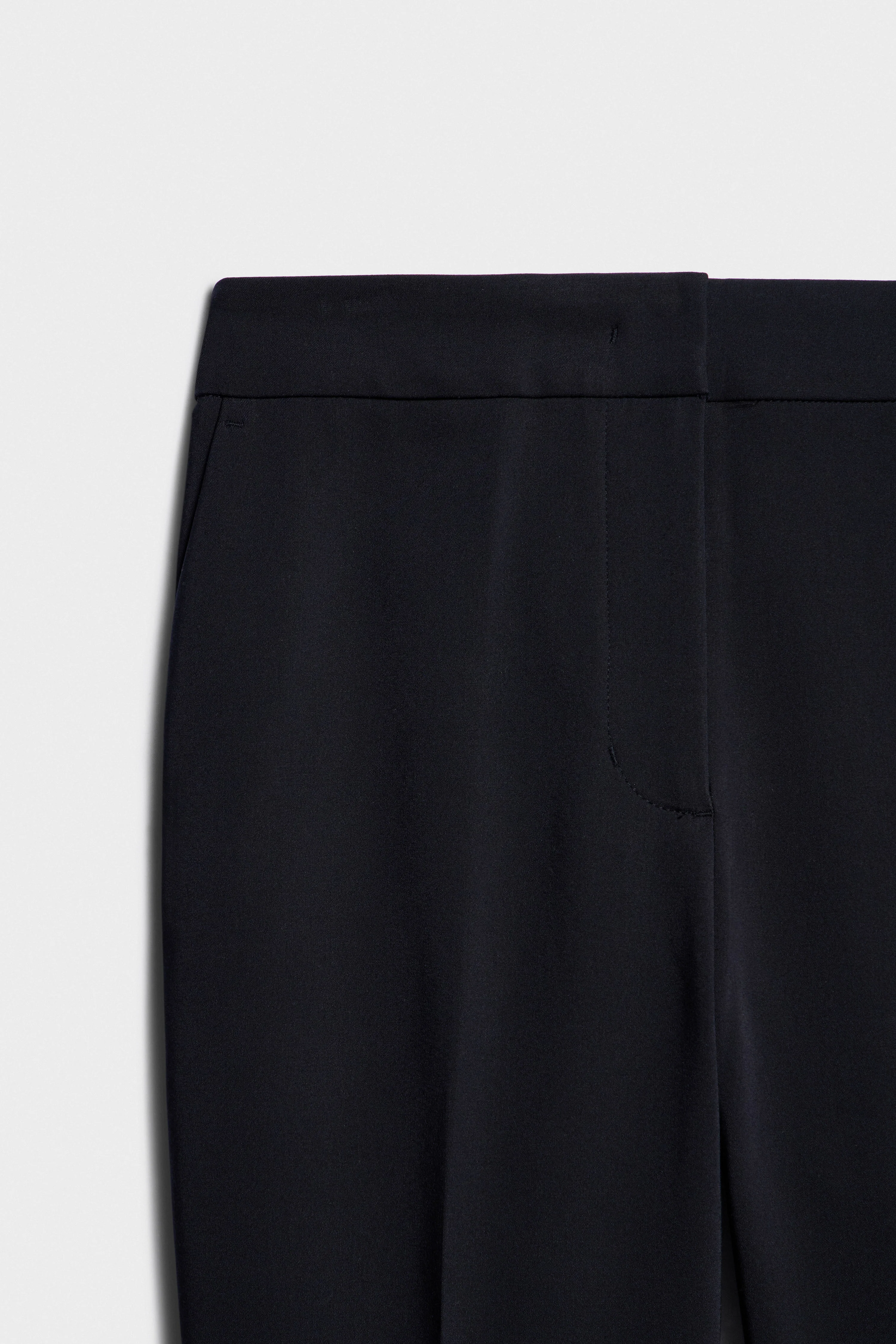 SLIM-FIT TROUSERS WITH PLEATS - Image 3