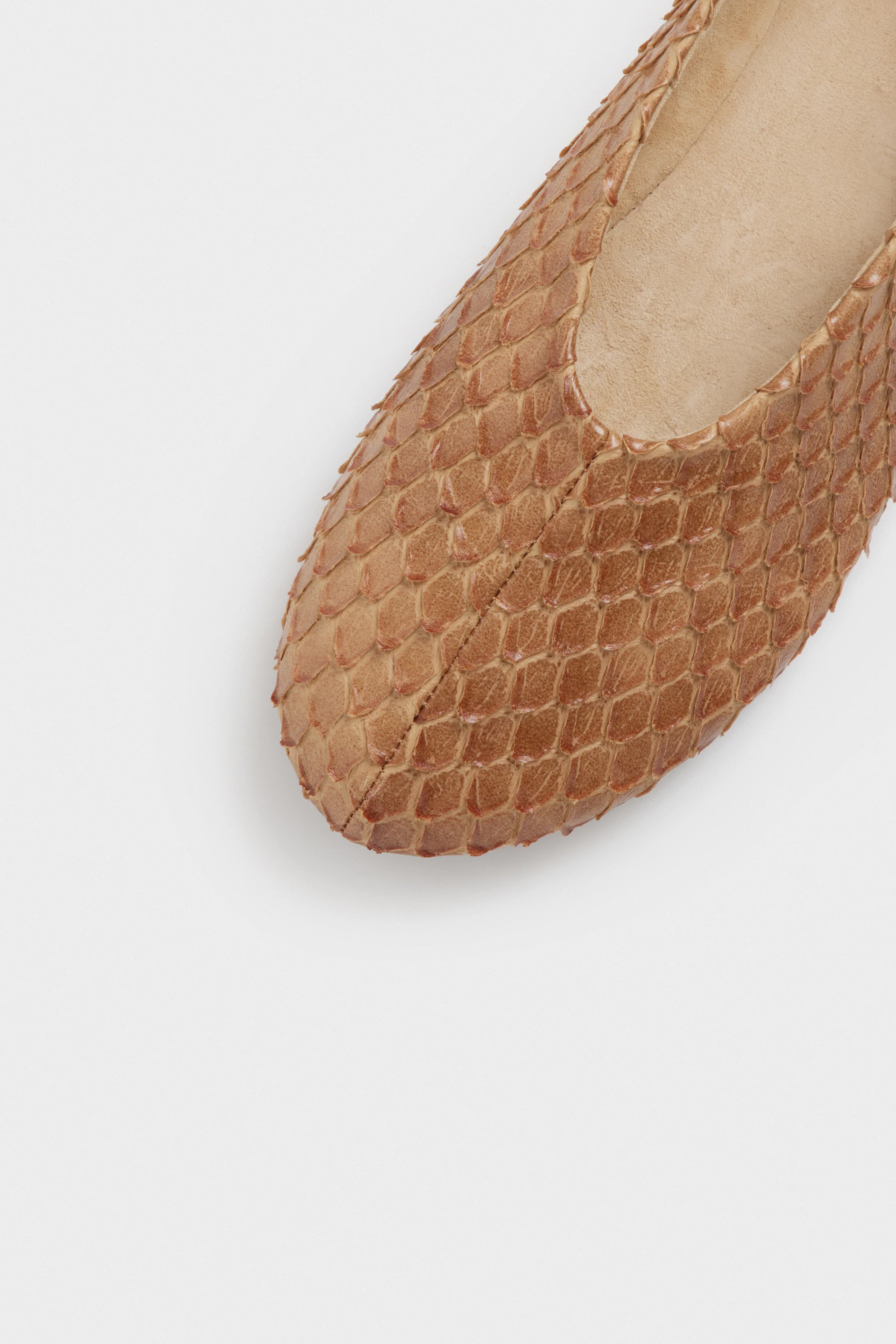SNAKESKIN-PATTERNED  FLATS - Image 4