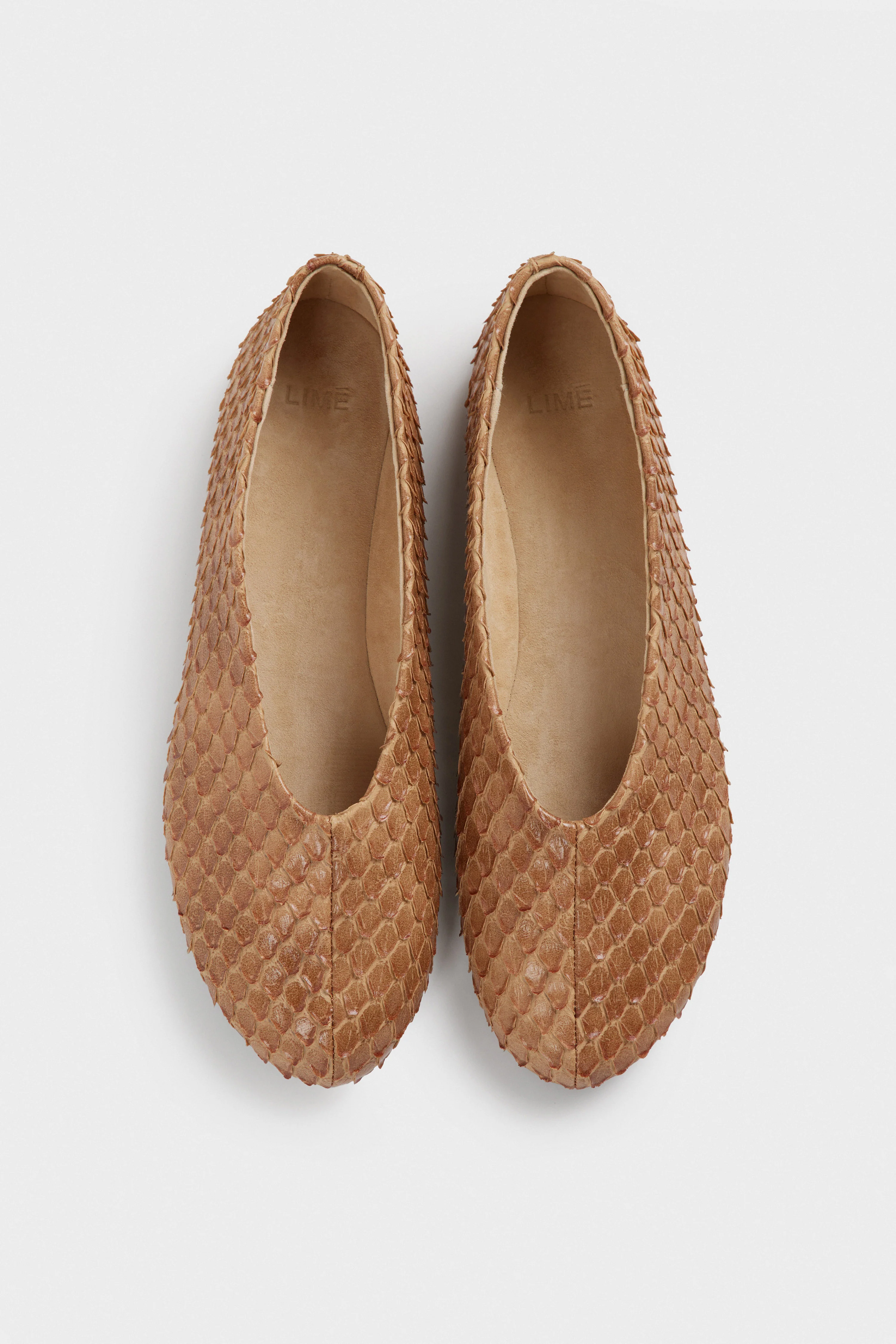 SNAKESKIN-PATTERNED  FLATS - Image 5