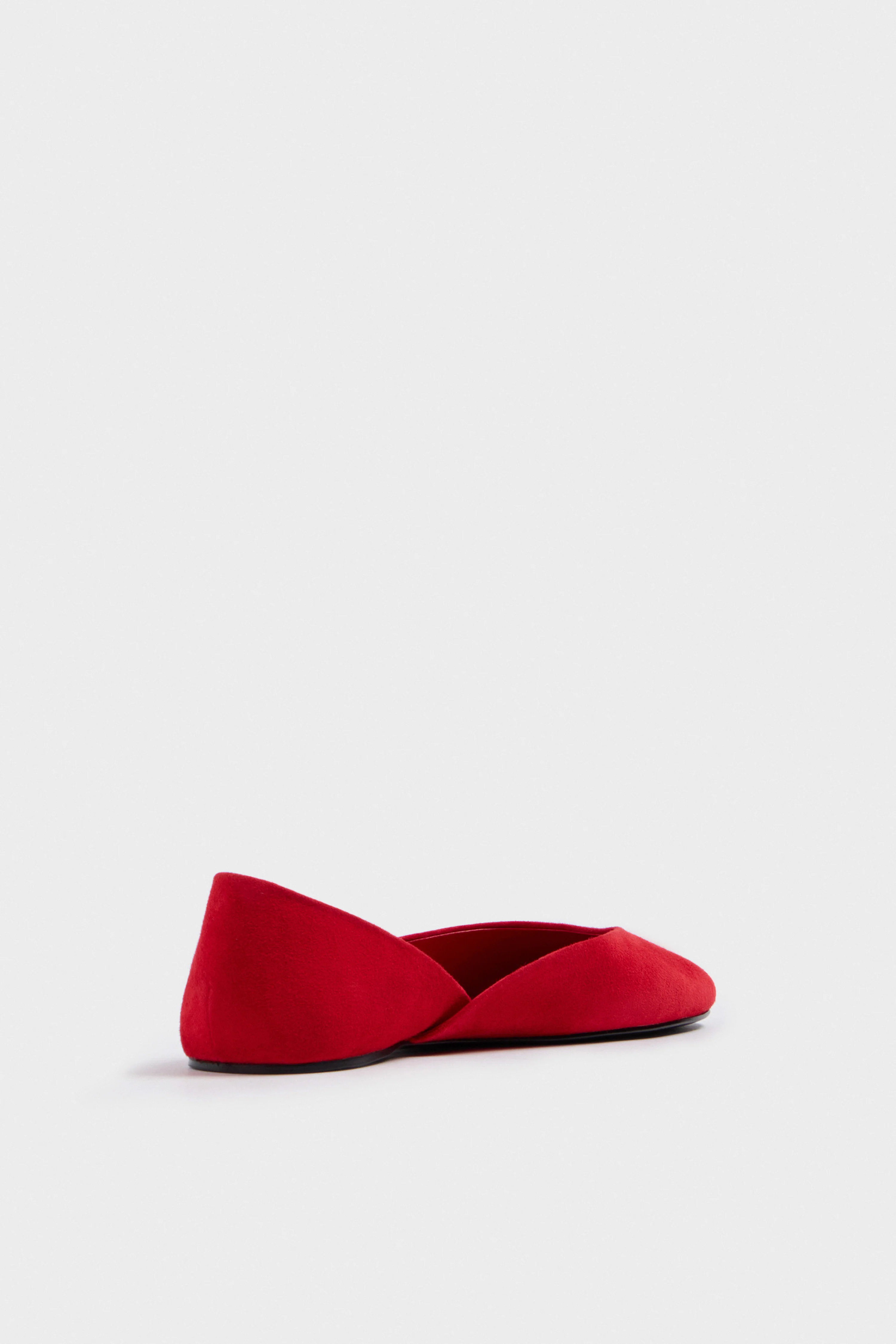 SPLIT SUEDE BALLET PUMPS - Image 5