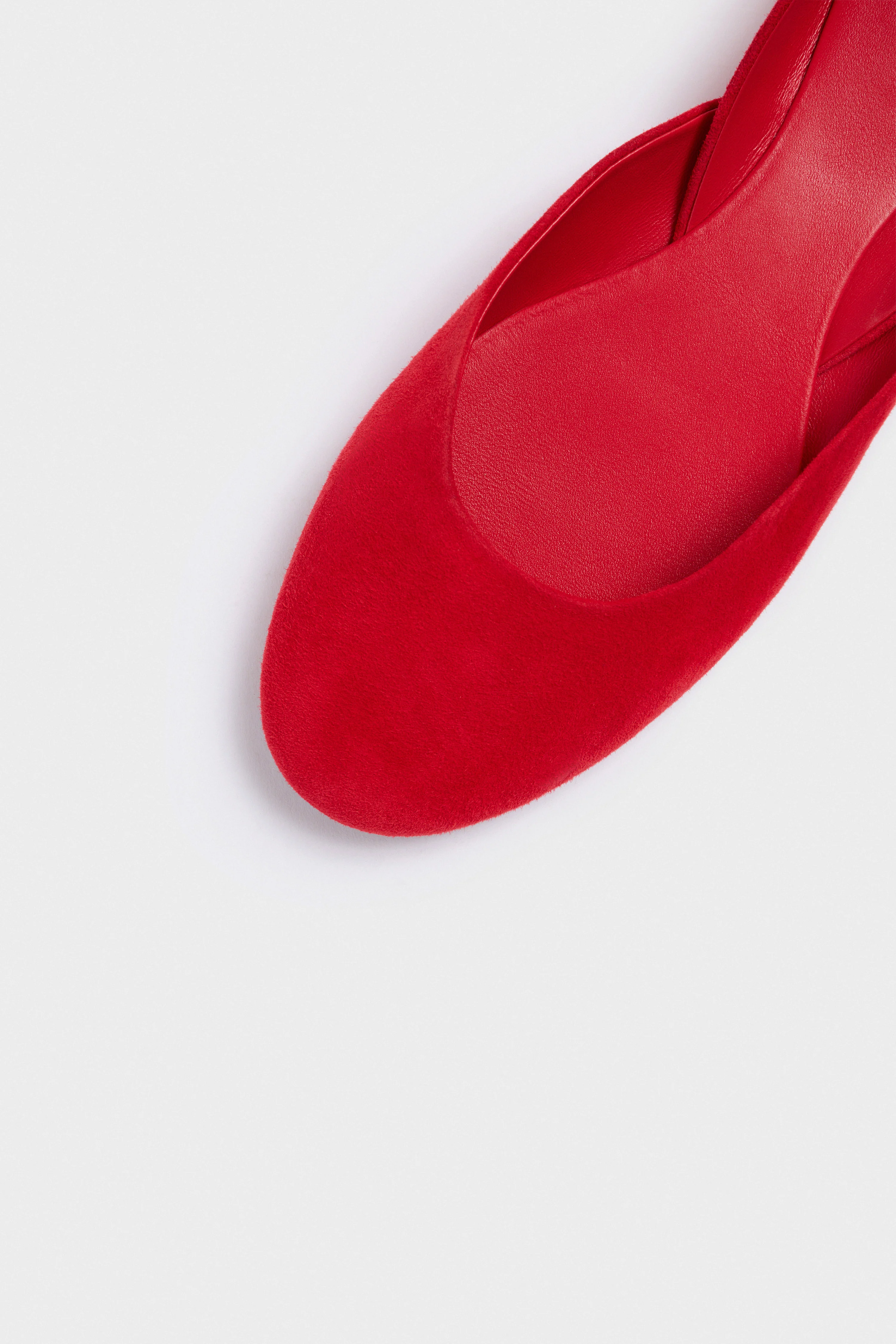 SPLIT SUEDE BALLET PUMPS - Image 6