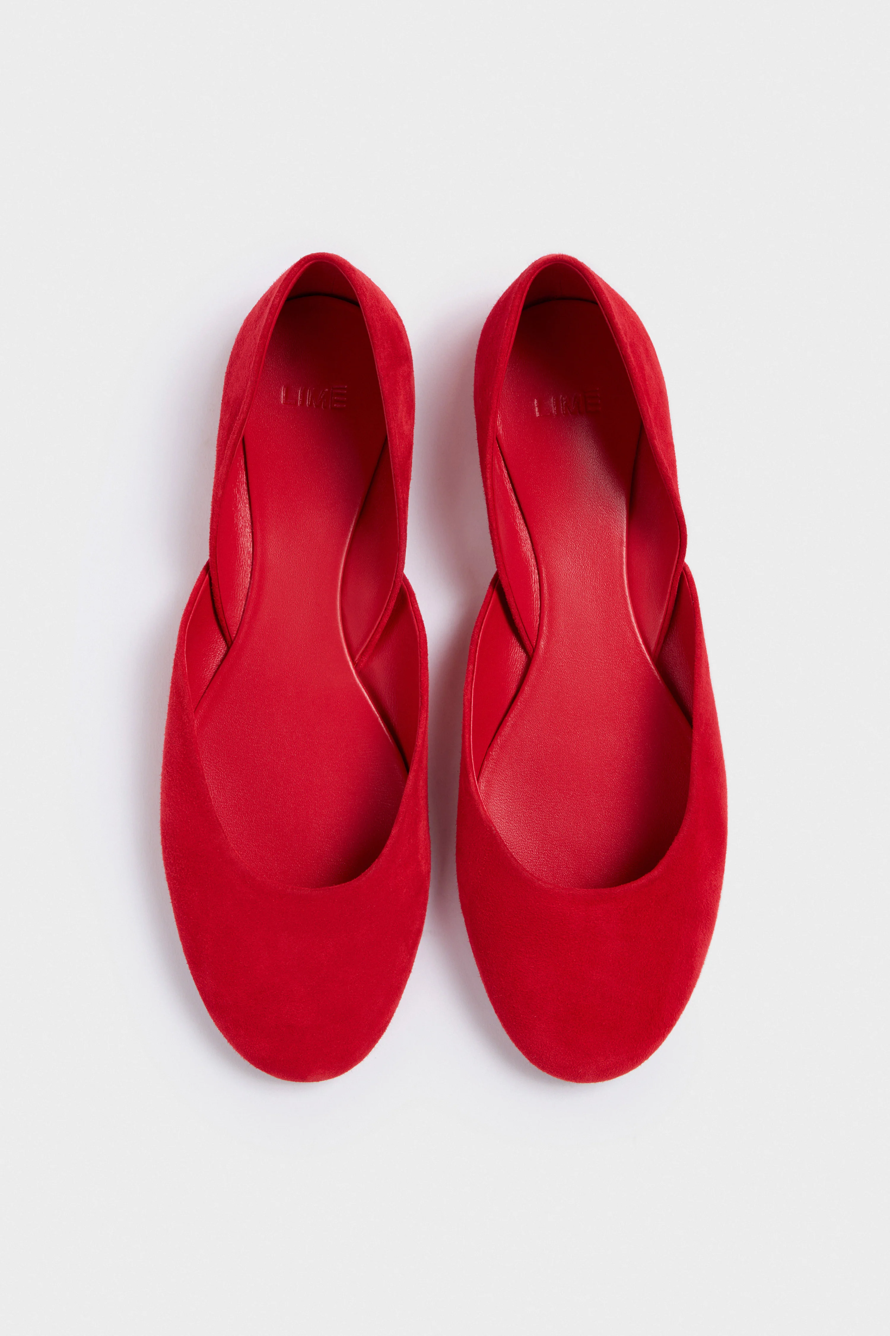 SPLIT SUEDE BALLET PUMPS - Image 7