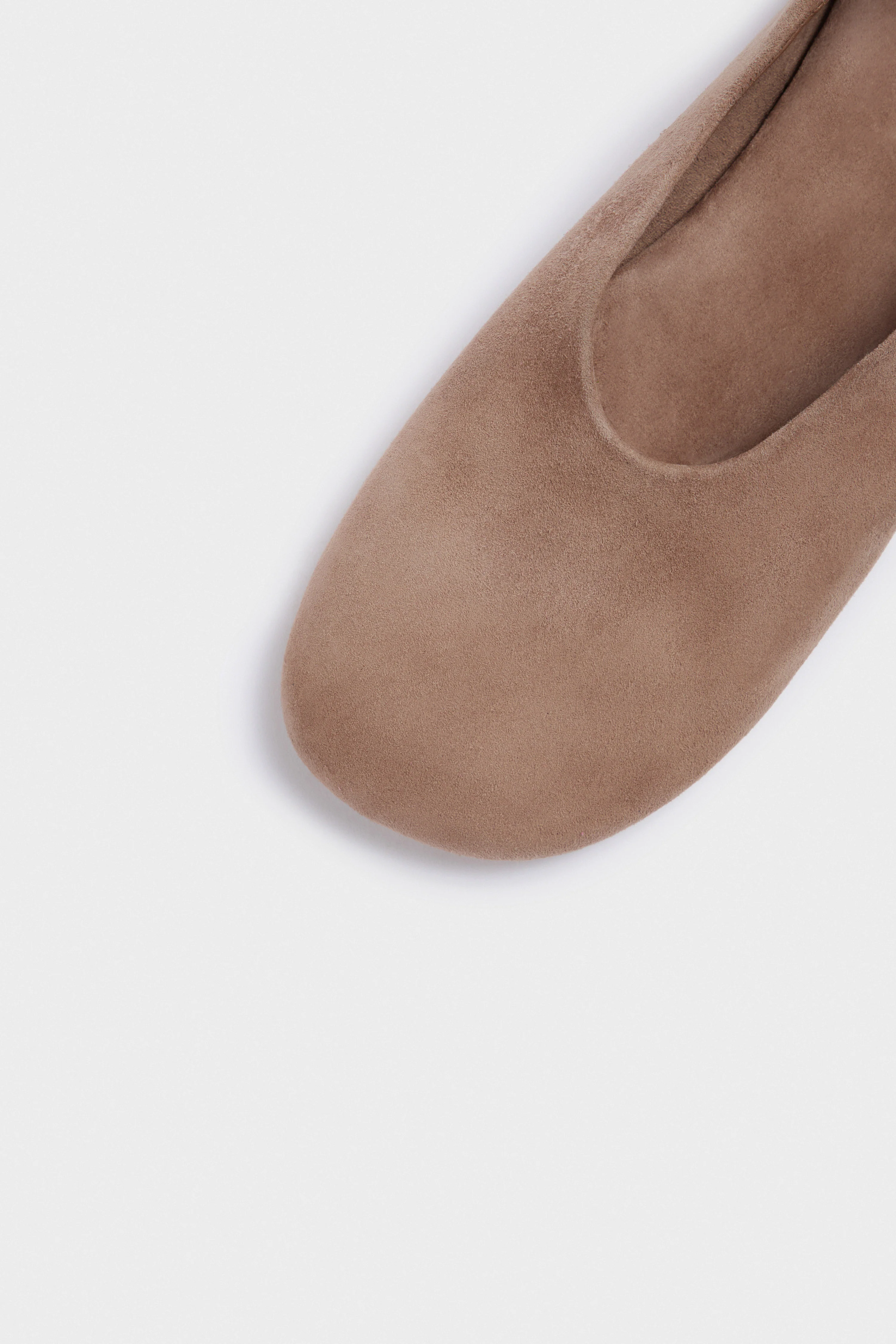 SPLIT SUEDE BALLET PUMPS - Image 6