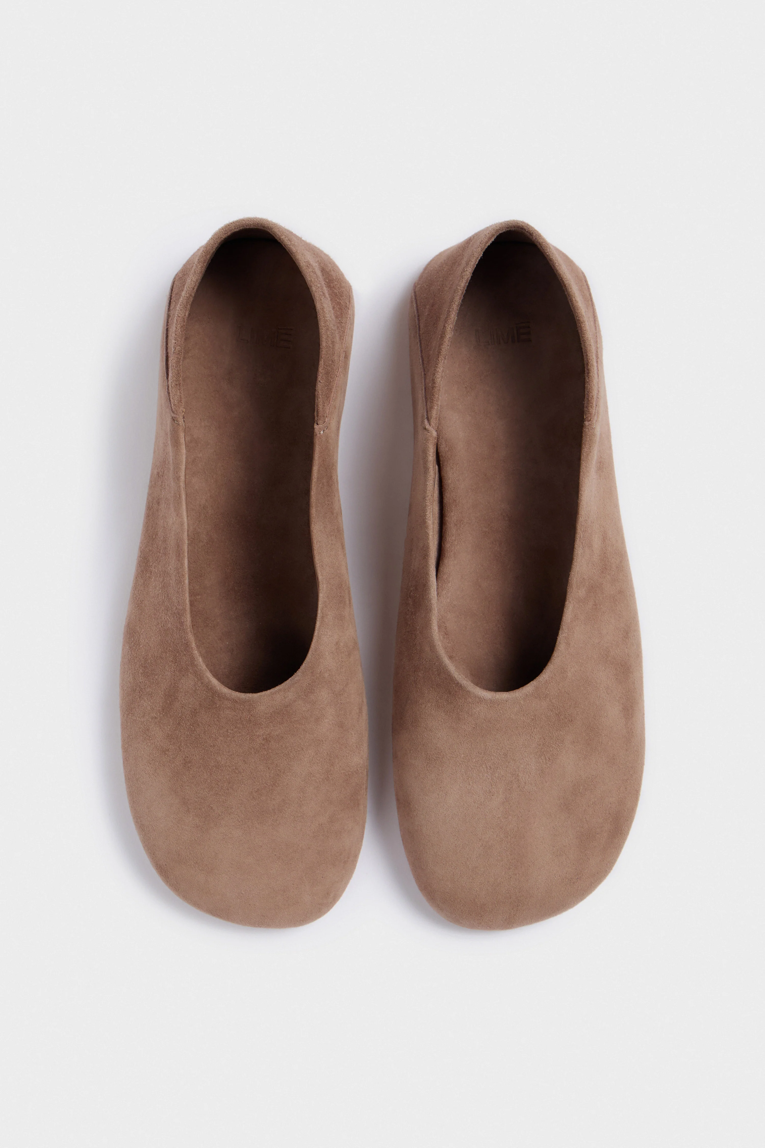 SPLIT SUEDE BALLET PUMPS - Image 7