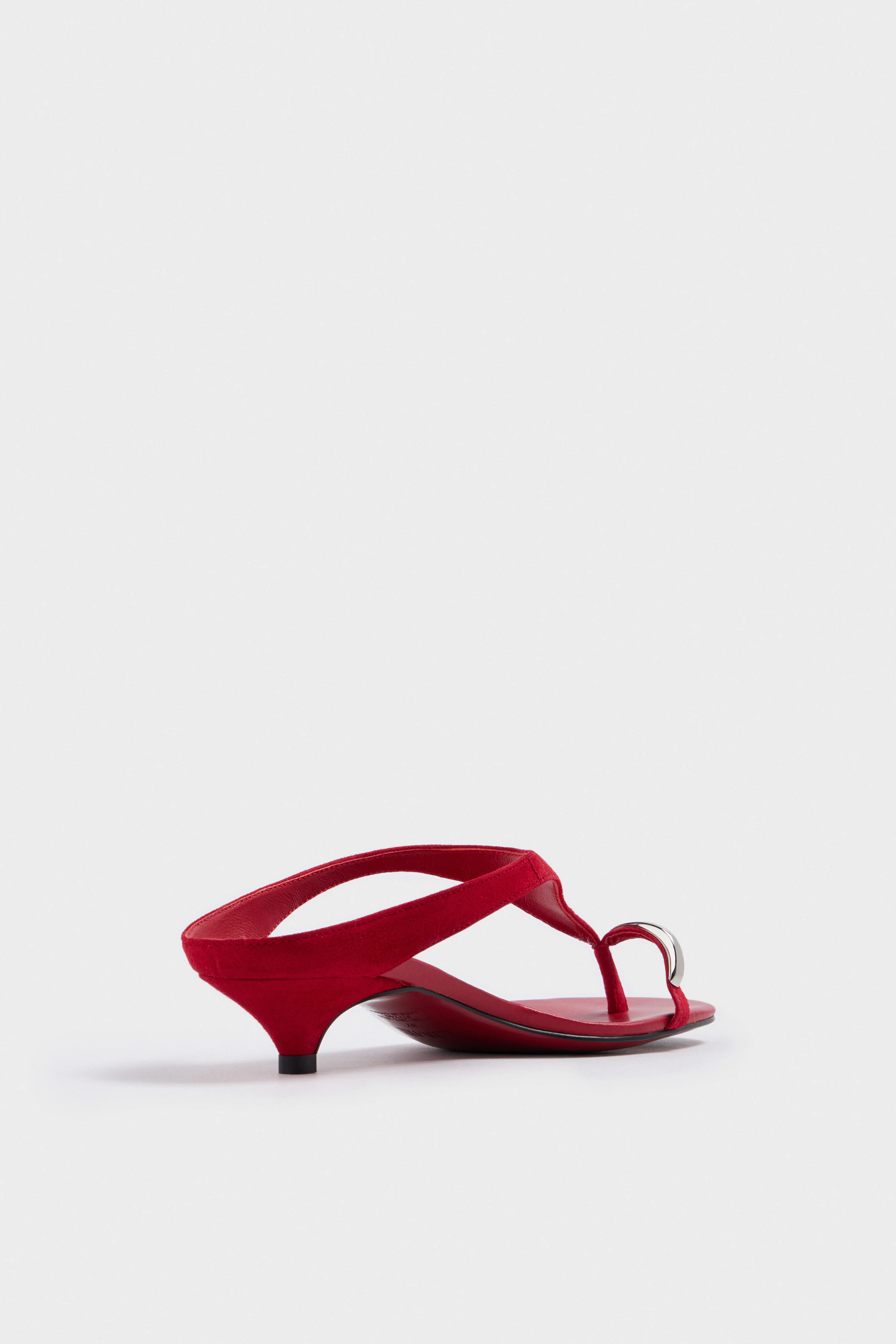 SPLIT SUEDE SANDALS - Image 3