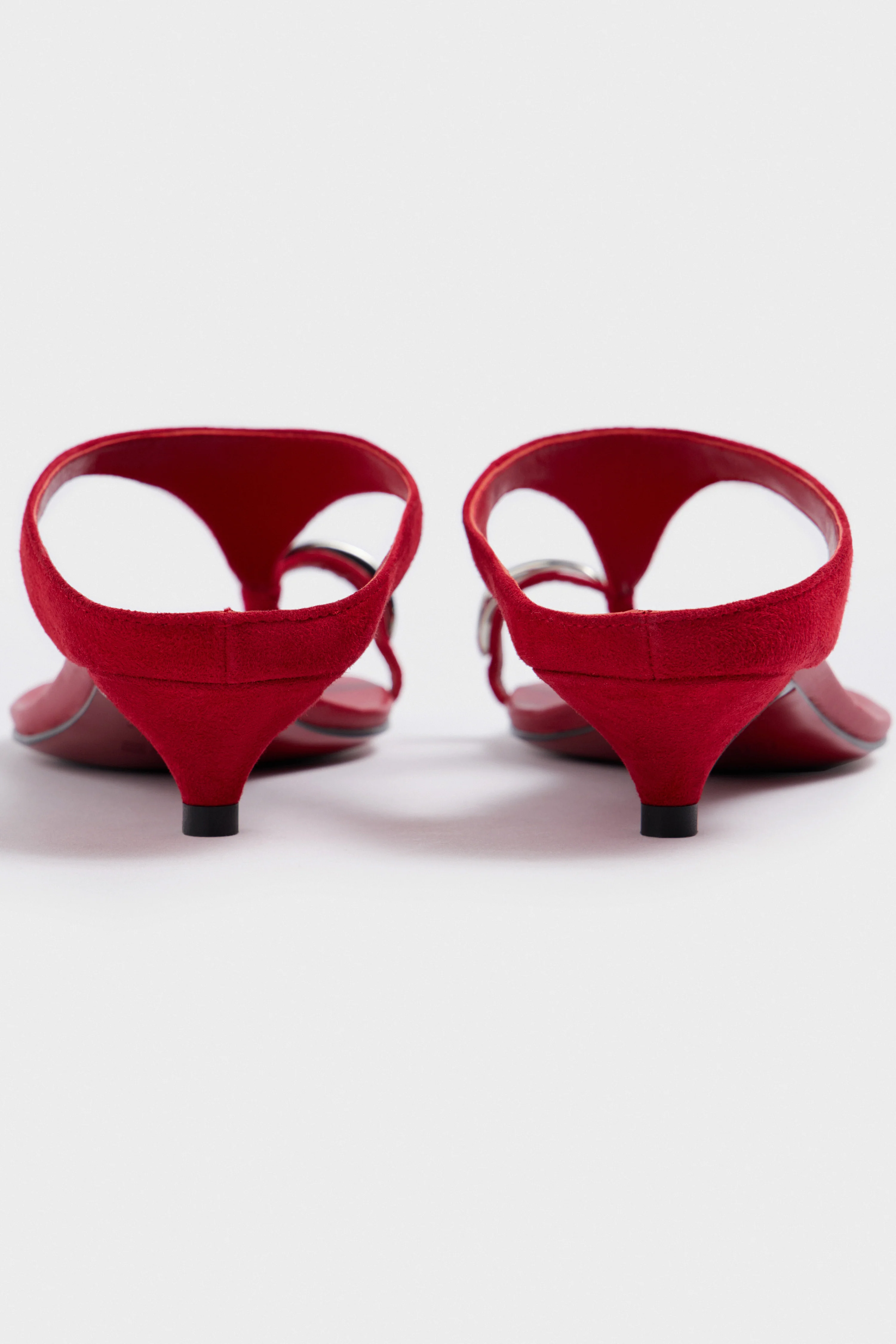 SPLIT SUEDE SANDALS - Image 5