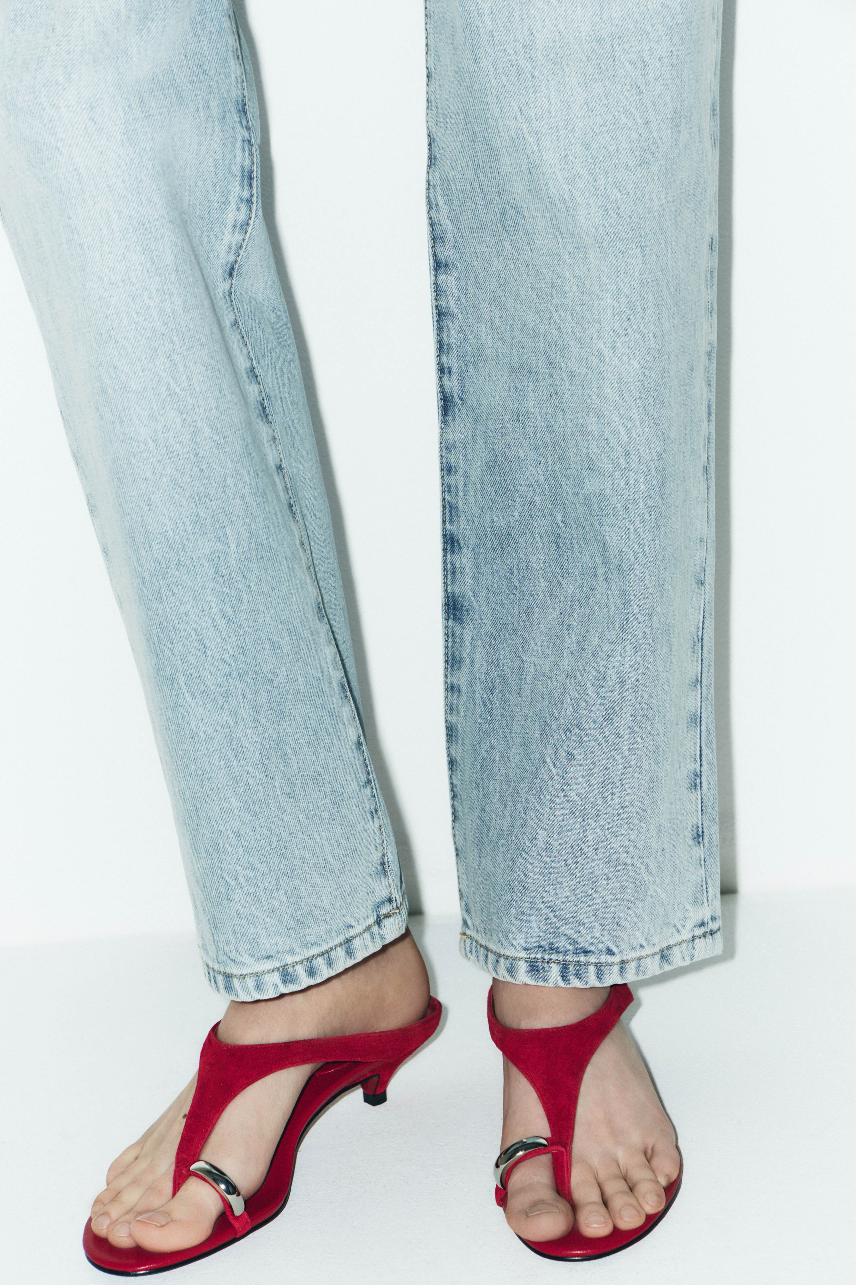SPLIT SUEDE SANDALS - Image 6