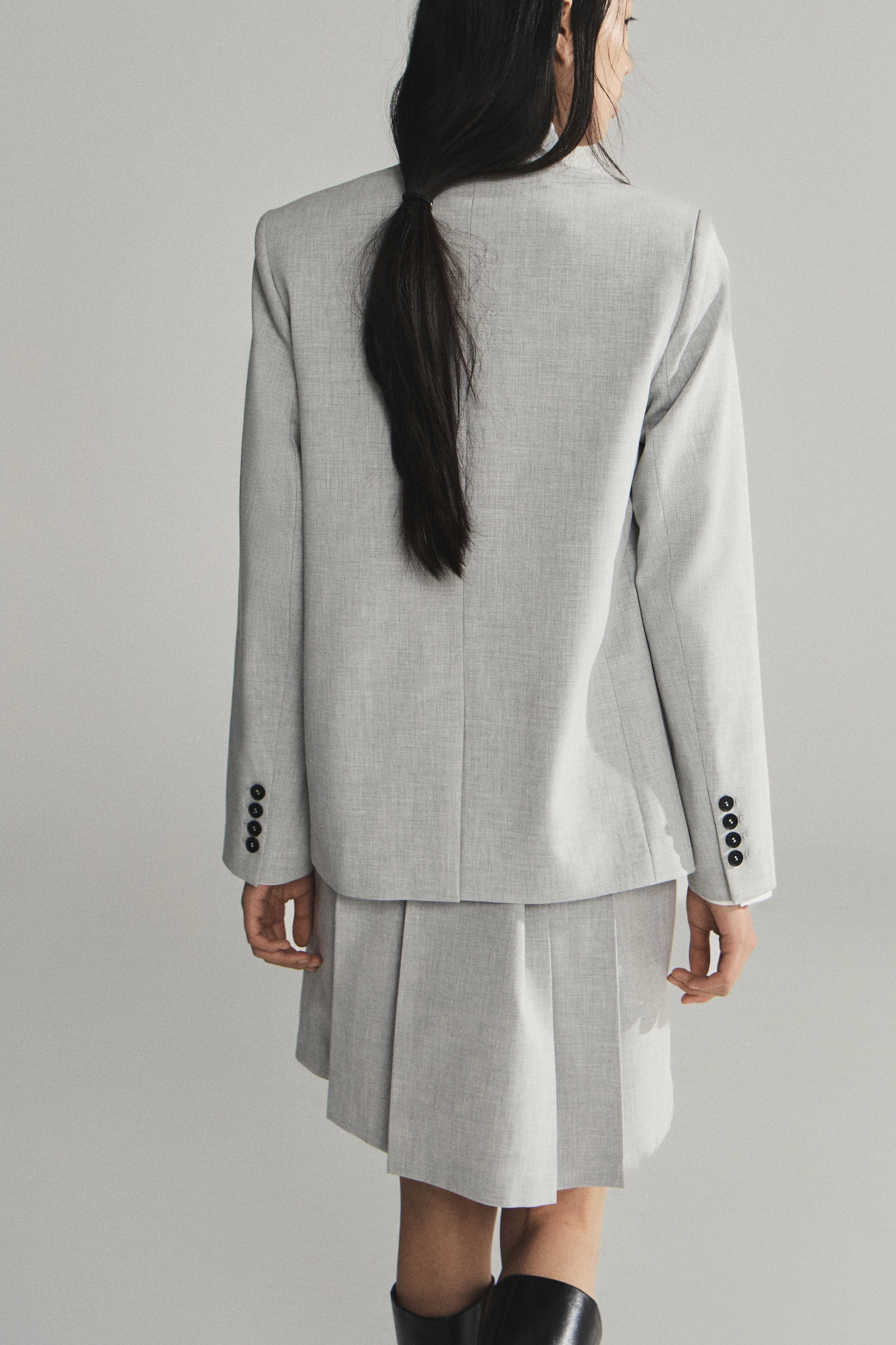 STAND-UP COLLAR BLAZER - Image 3