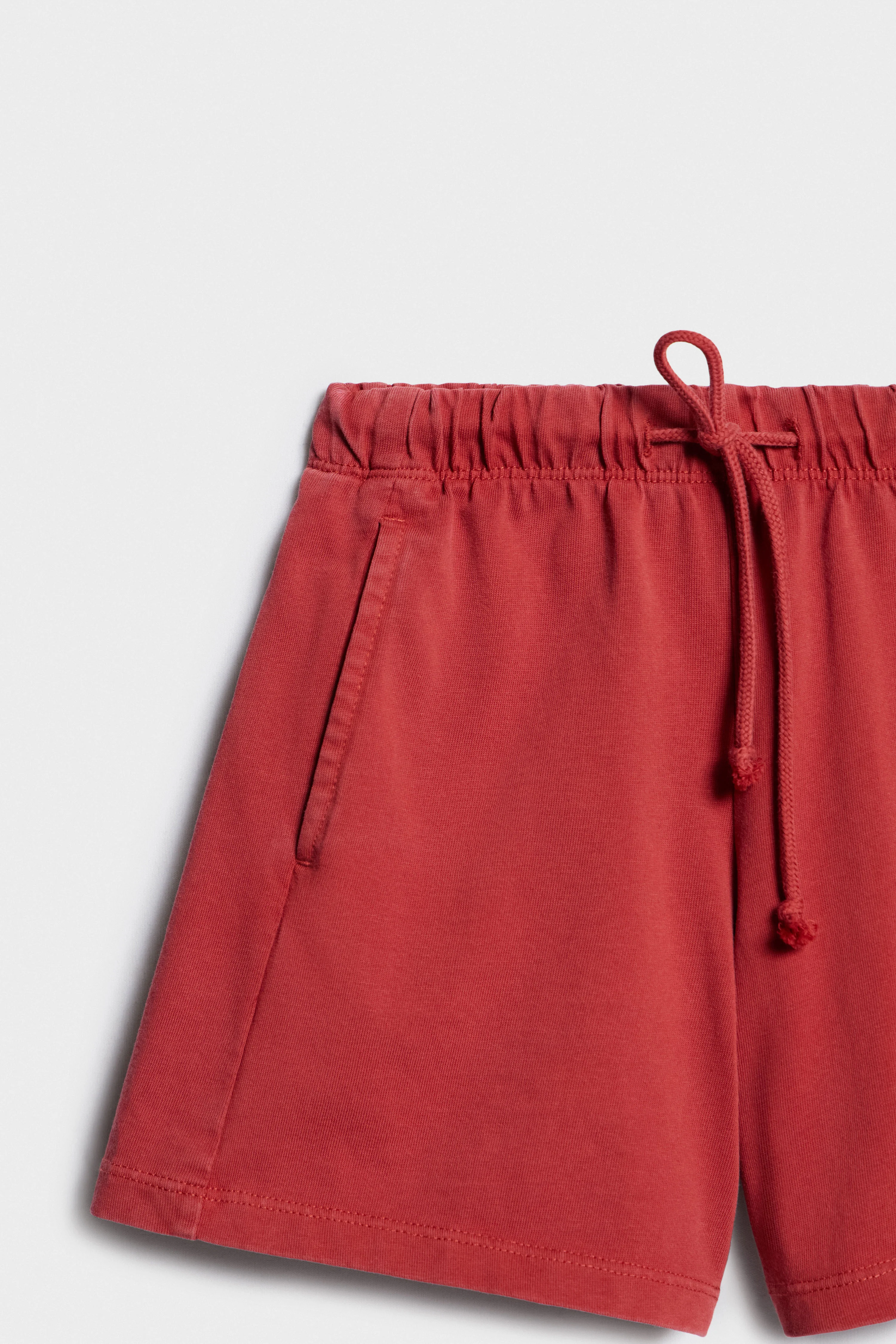 STRAIGHT COTTON SHORTS - Image 3
