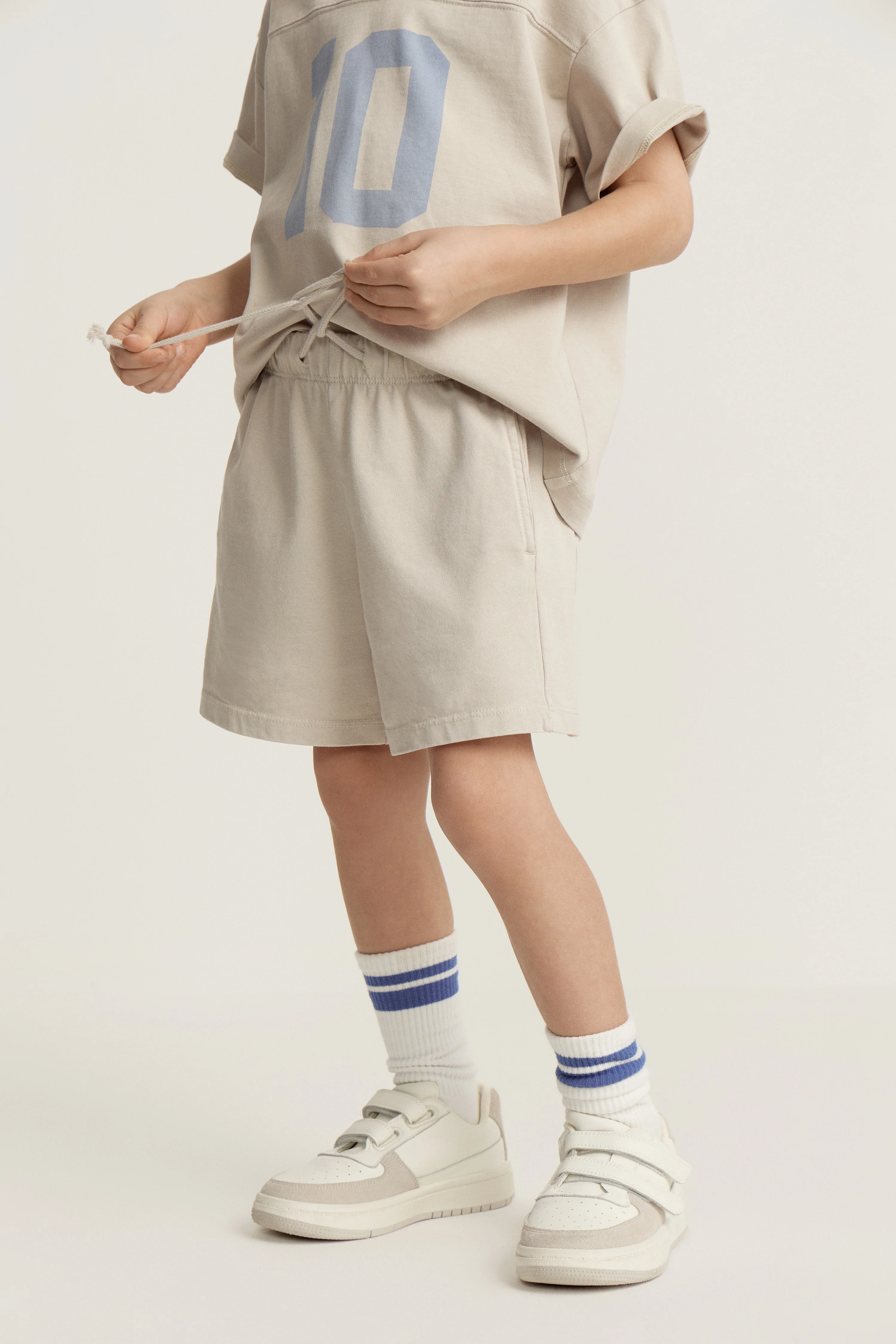 STRAIGHT COTTON SHORTS - Image 3