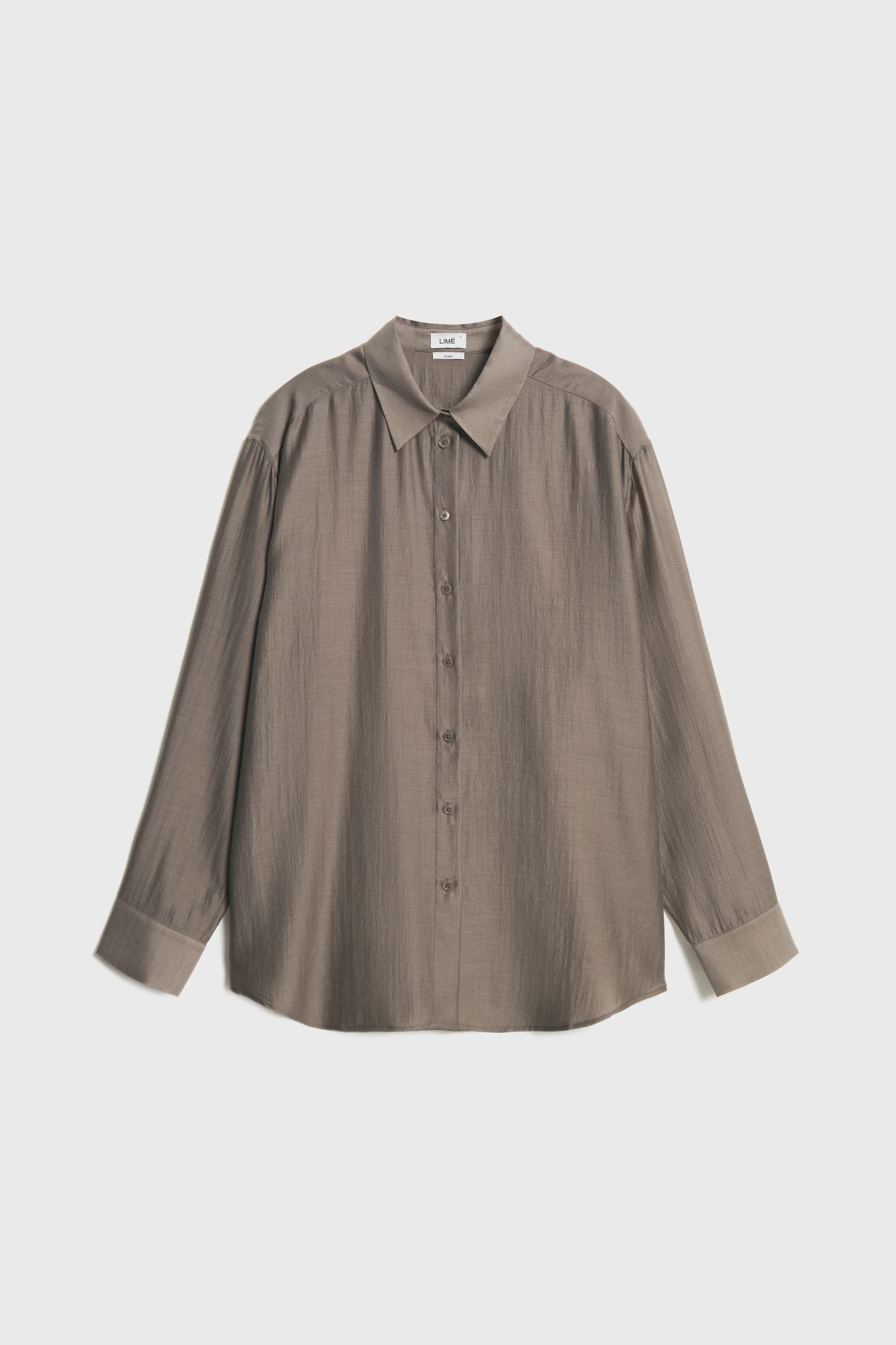 STRAIGHT CUT LYOCELL-WOOL SHIRT - Image 4