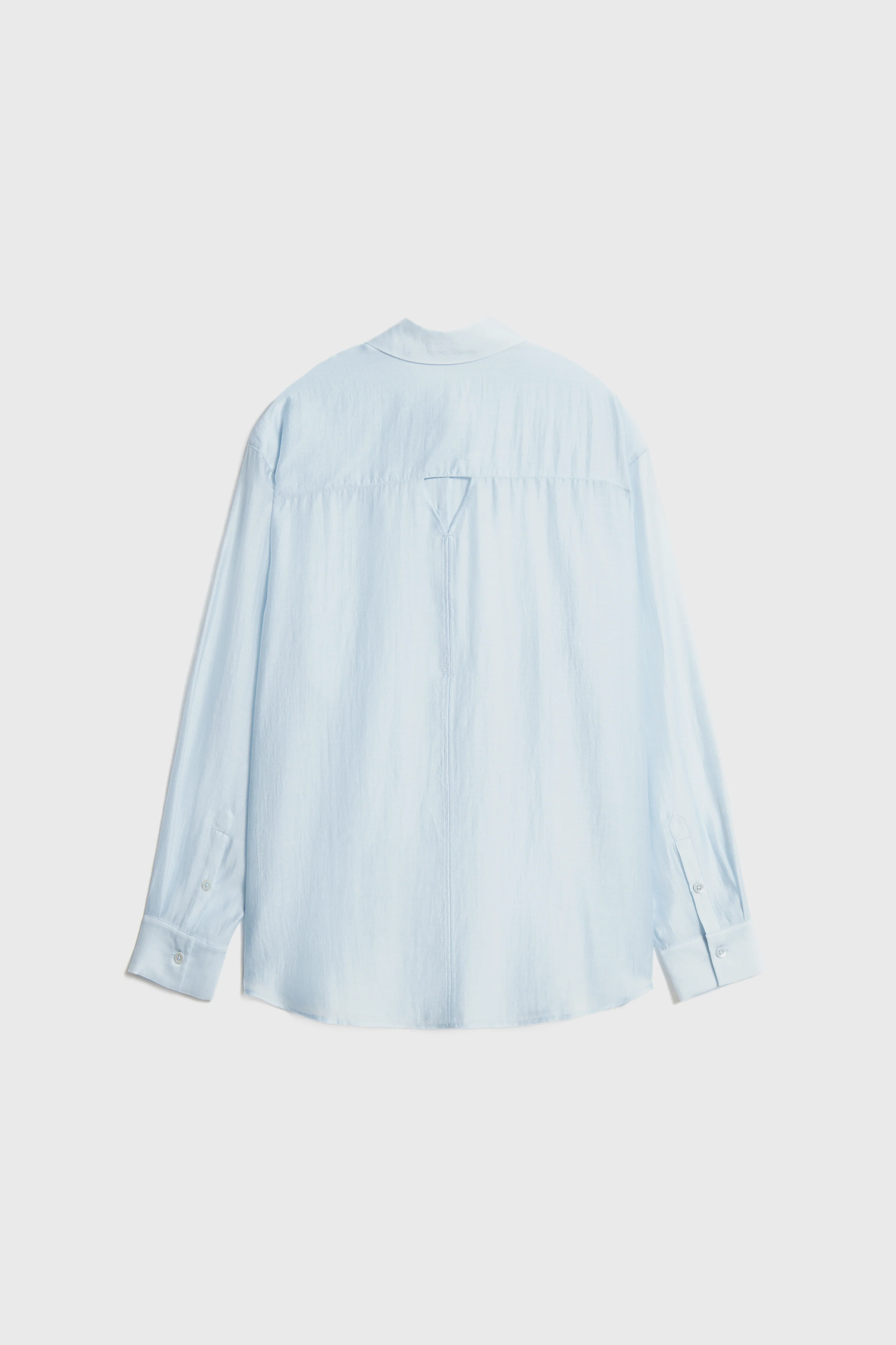 STRAIGHT CUT LYOCELL-WOOL SHIRT - Image 7