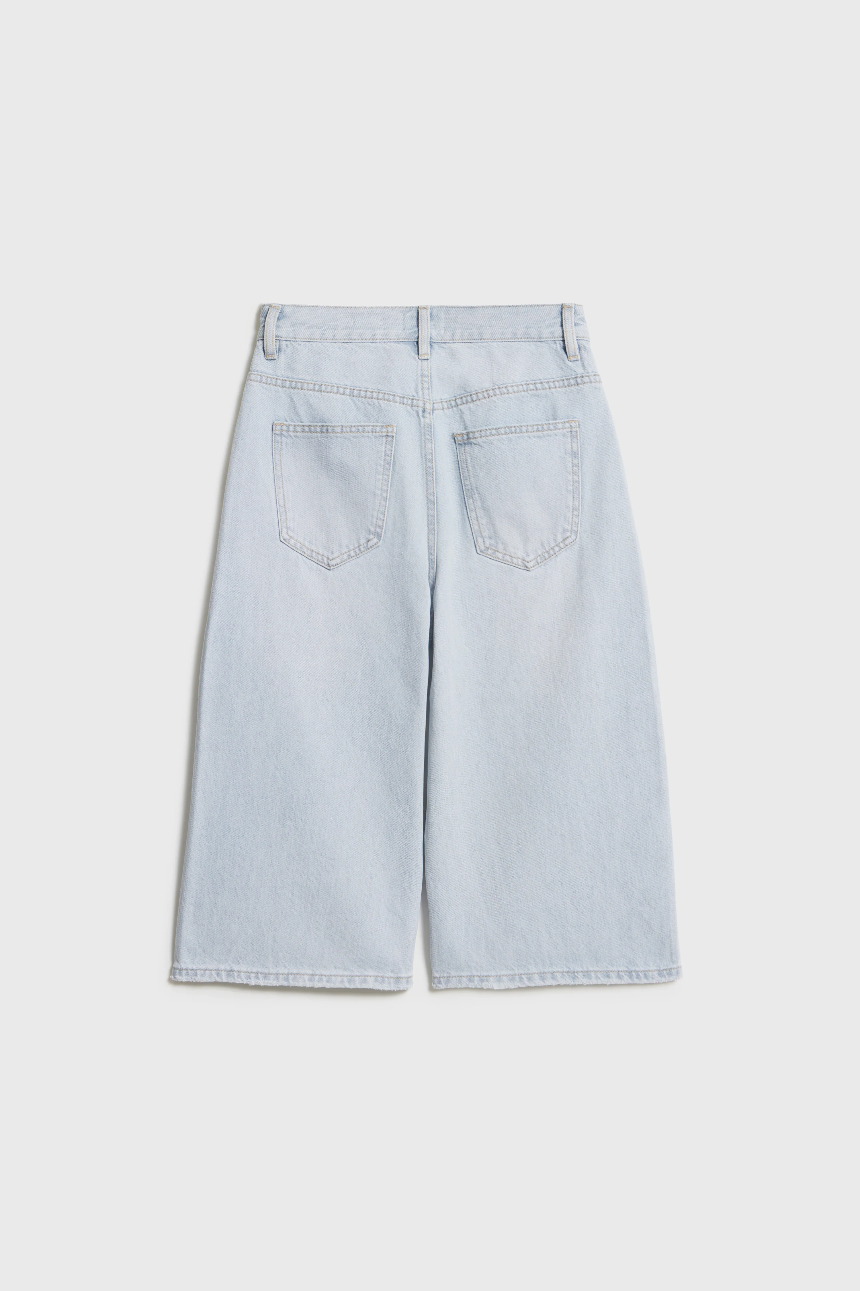 STRAIGHT DENIM SHORTS - Image 6
