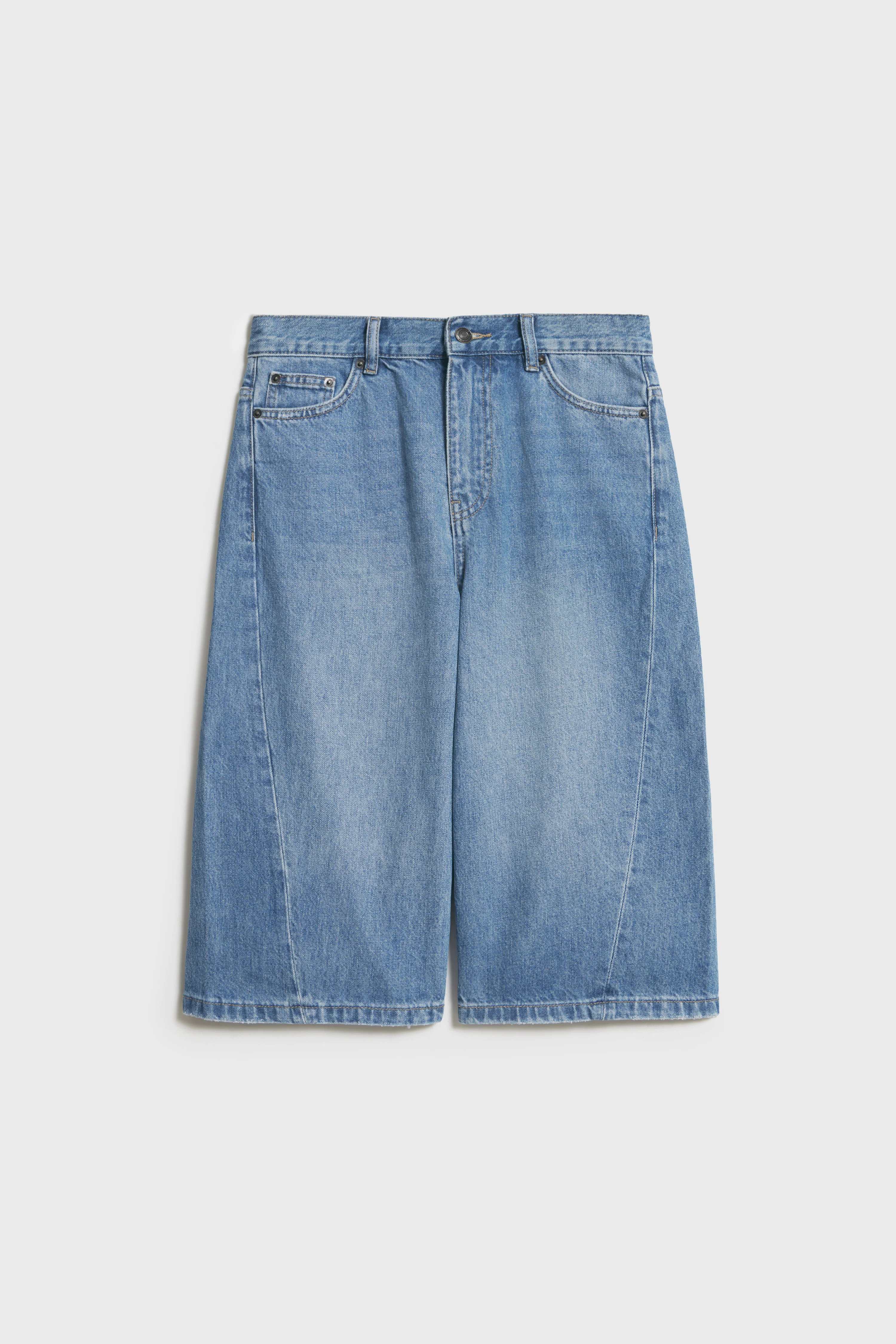 STRAIGHT DENIM SHORTS - Image 6