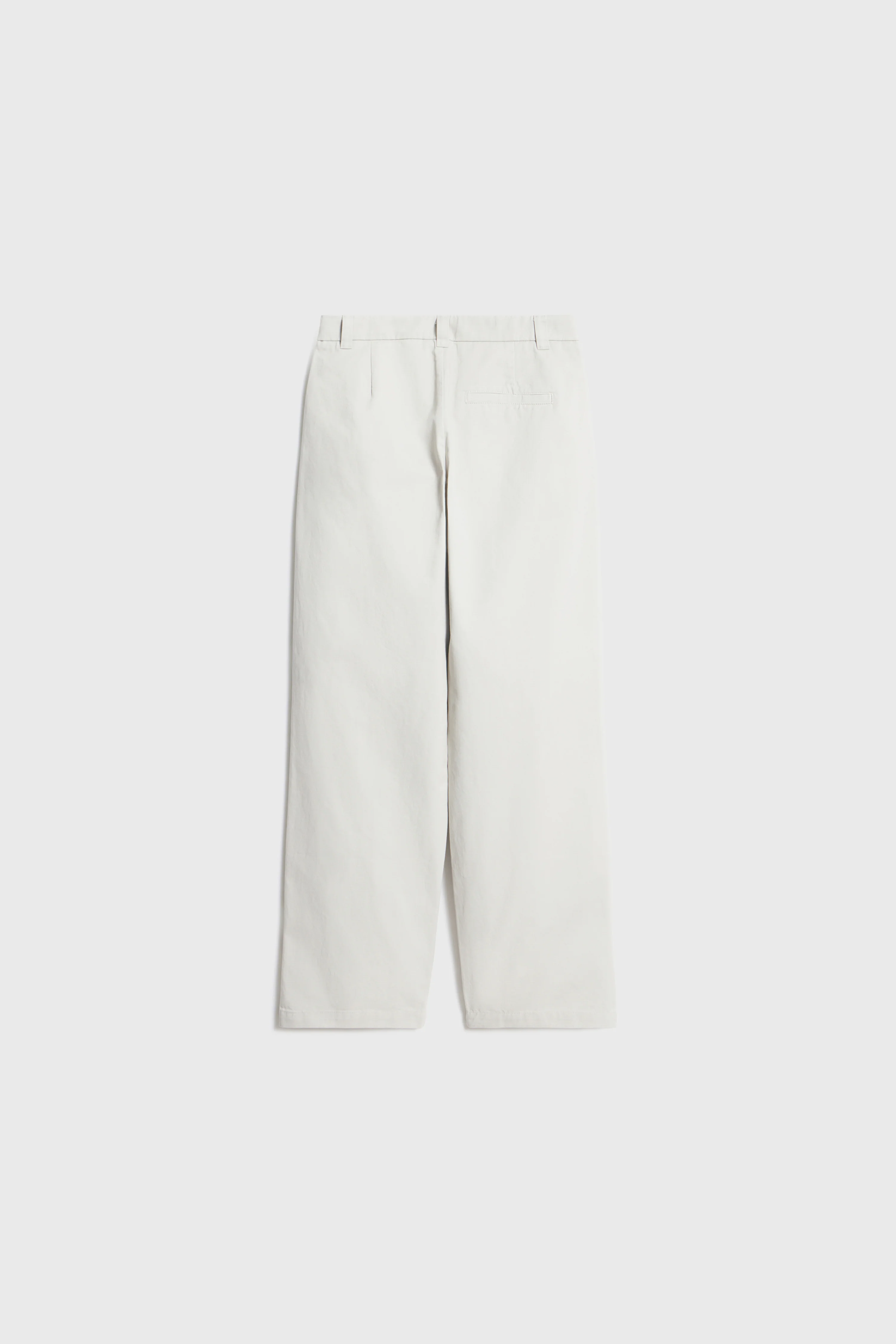 STRAIGHT FIT COTTON TROUSERS - Image 4