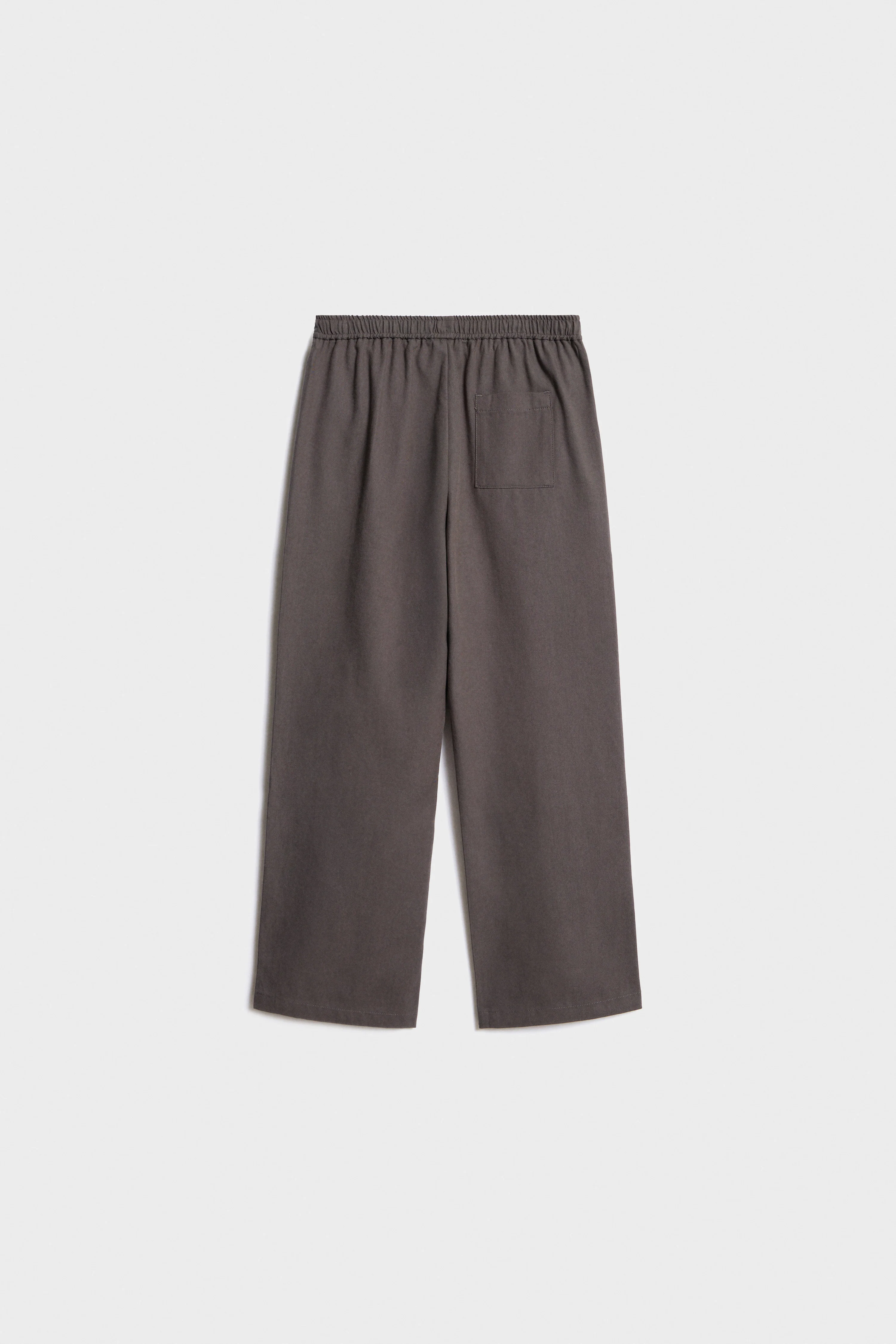 STRAIGHT-FIT COTTON TWILL PANTS - Image 5