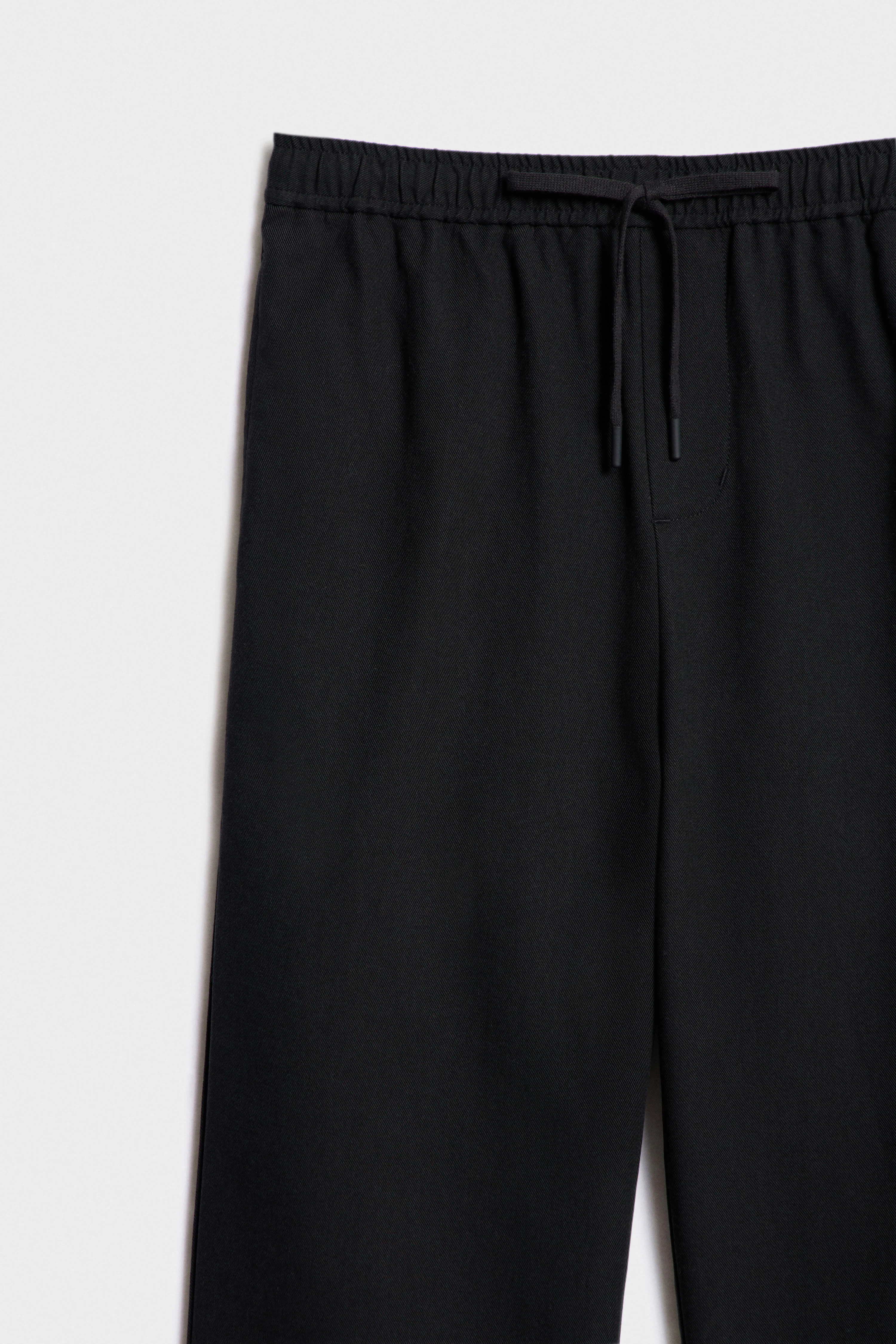 STRAIGHT-FIT COTTON TWILL PANTS - Image 3