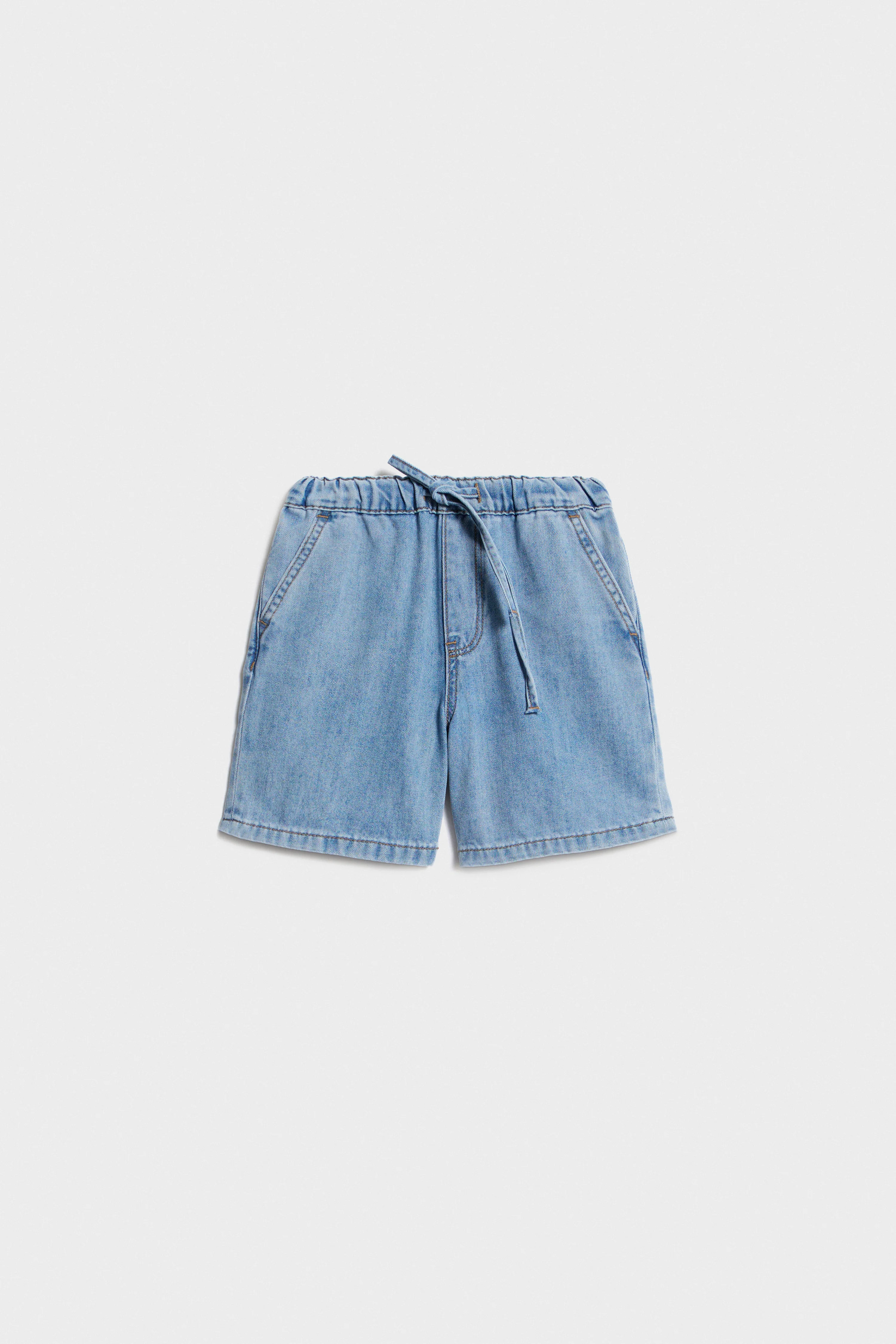 STRAIGHT-FIT DENIM SHORTS - Image 5