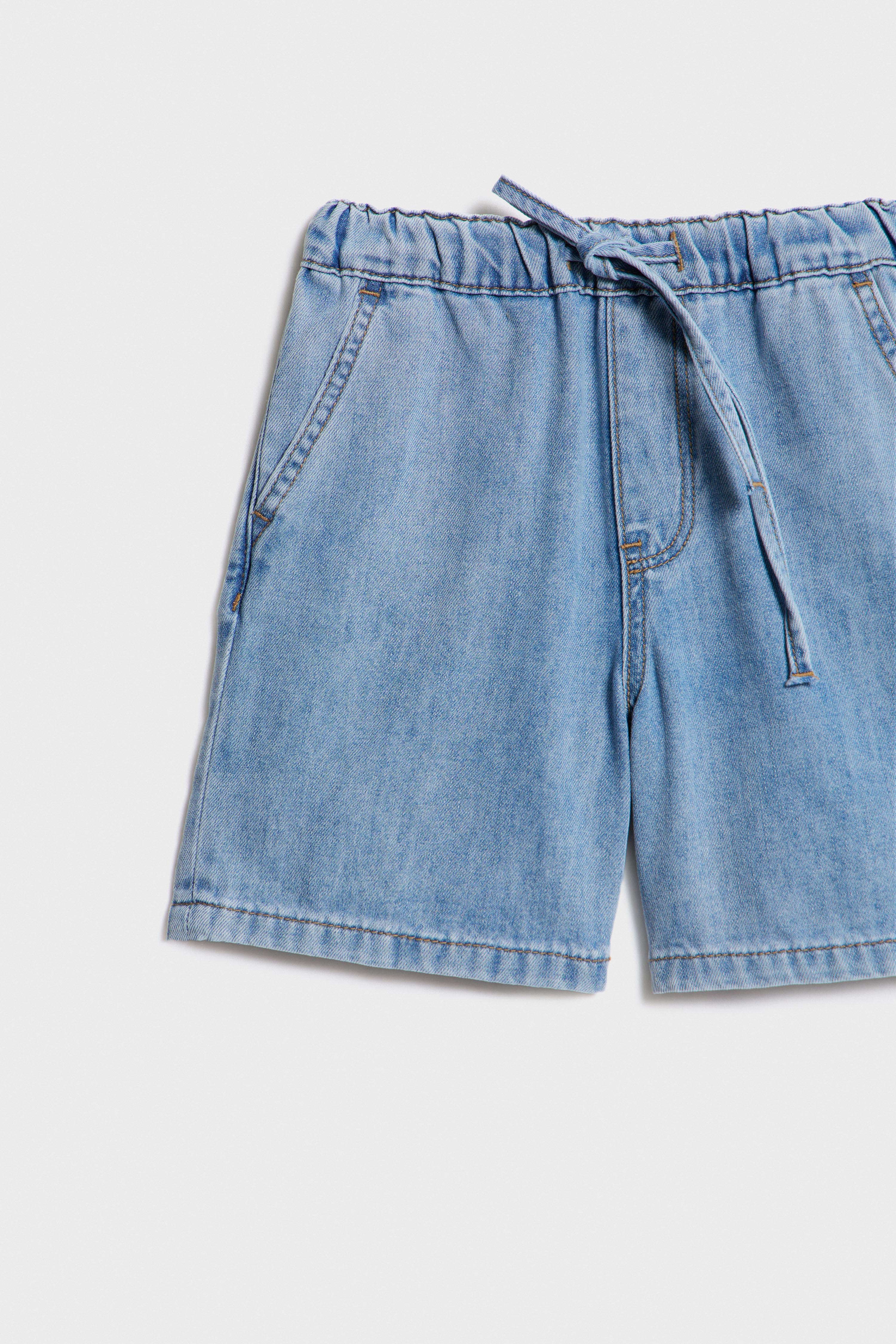 STRAIGHT-FIT DENIM SHORTS - Image 7