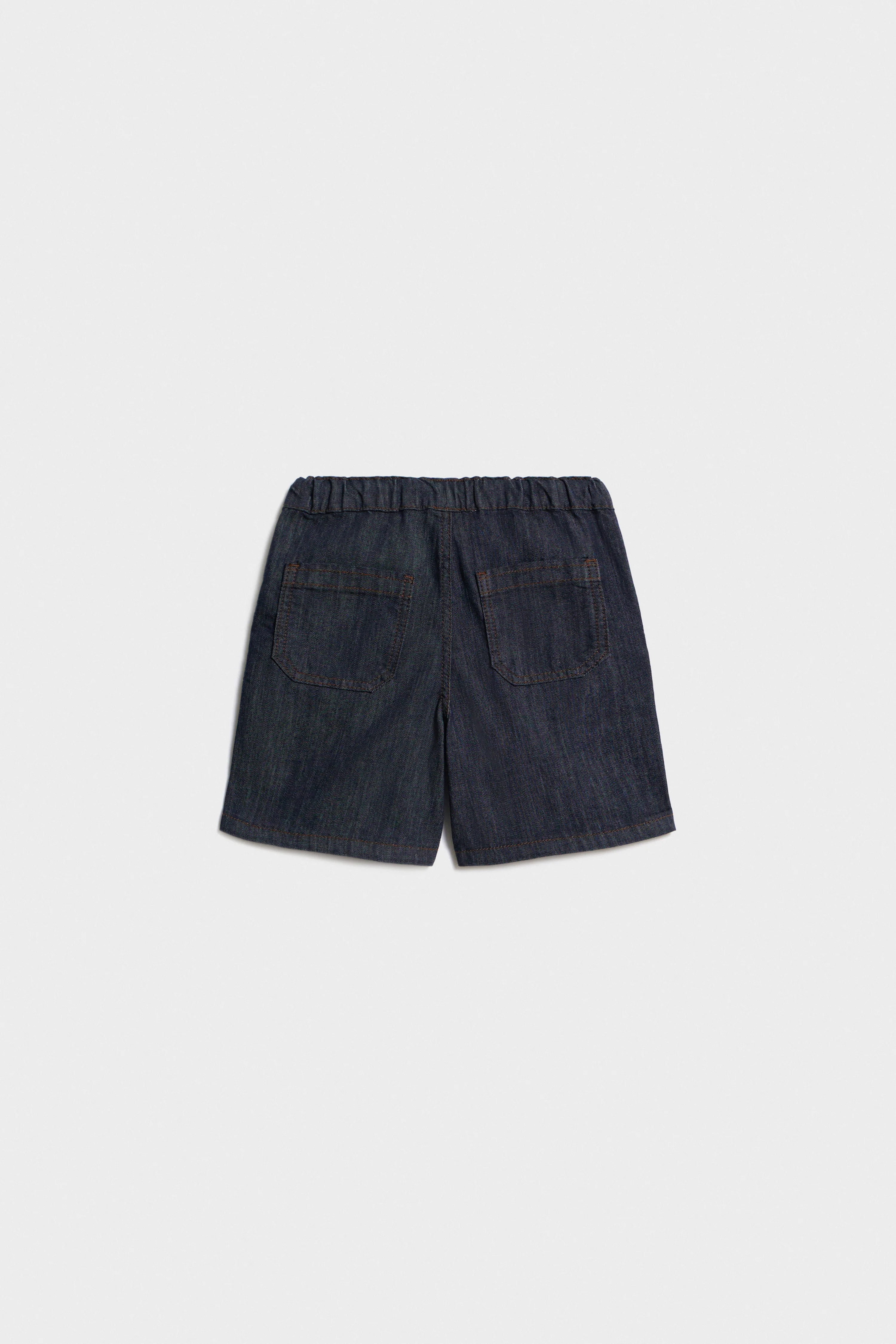 STRAIGHT-FIT DENIM SHORTS - Image 6
