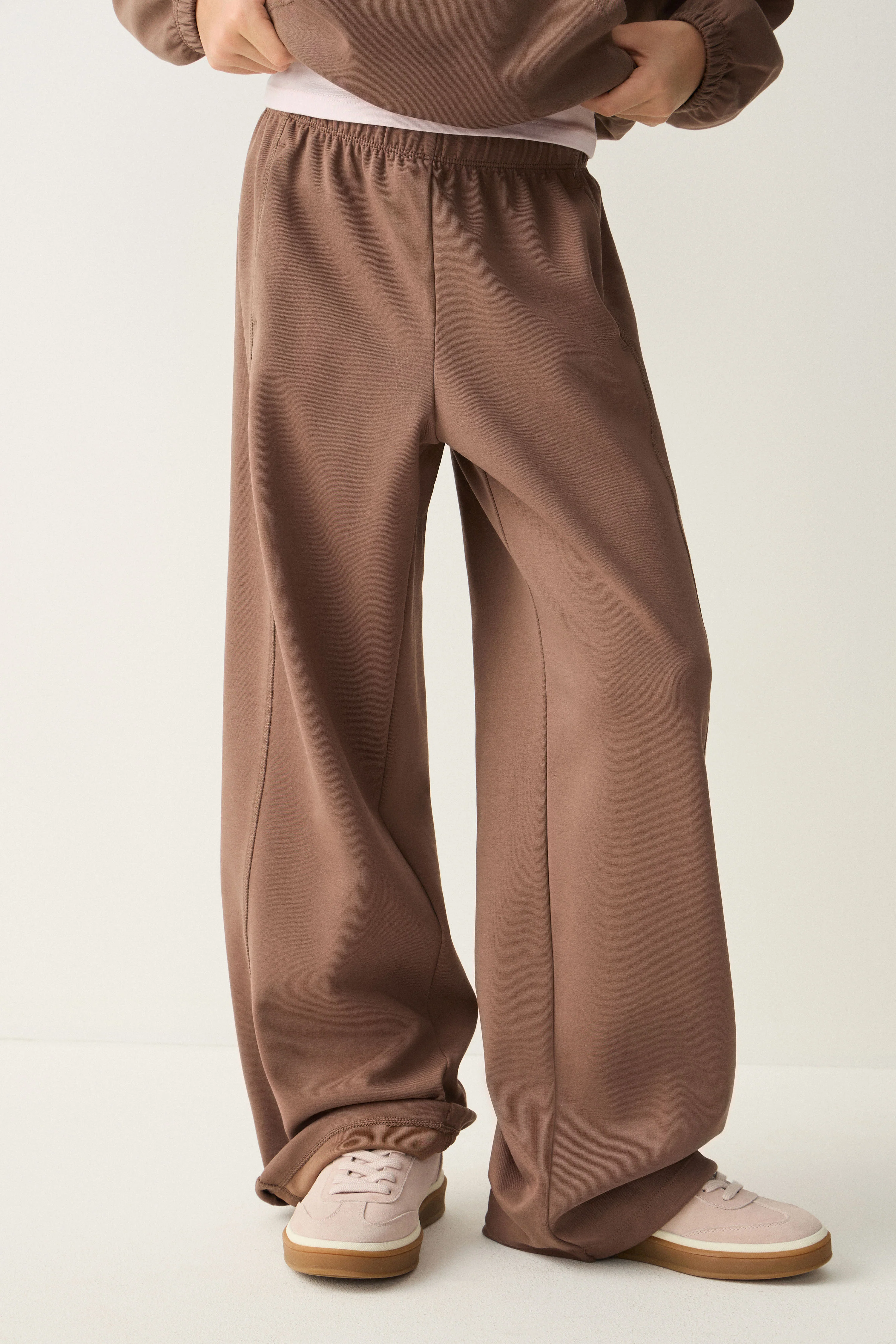 STRAIGHT-FIT INTERLOCK TROUSERS - Image 2