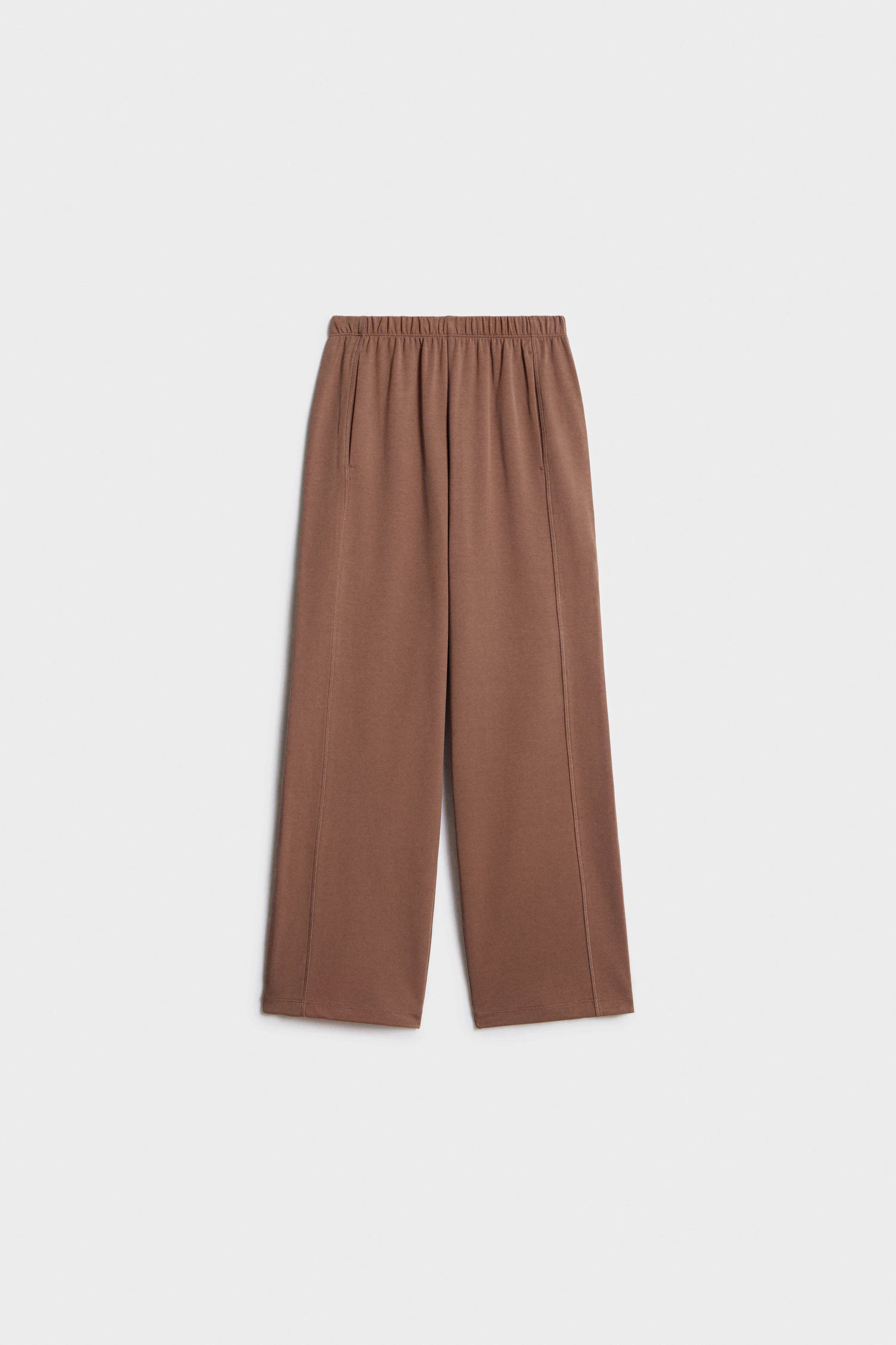 STRAIGHT-FIT INTERLOCK TROUSERS - Image 4