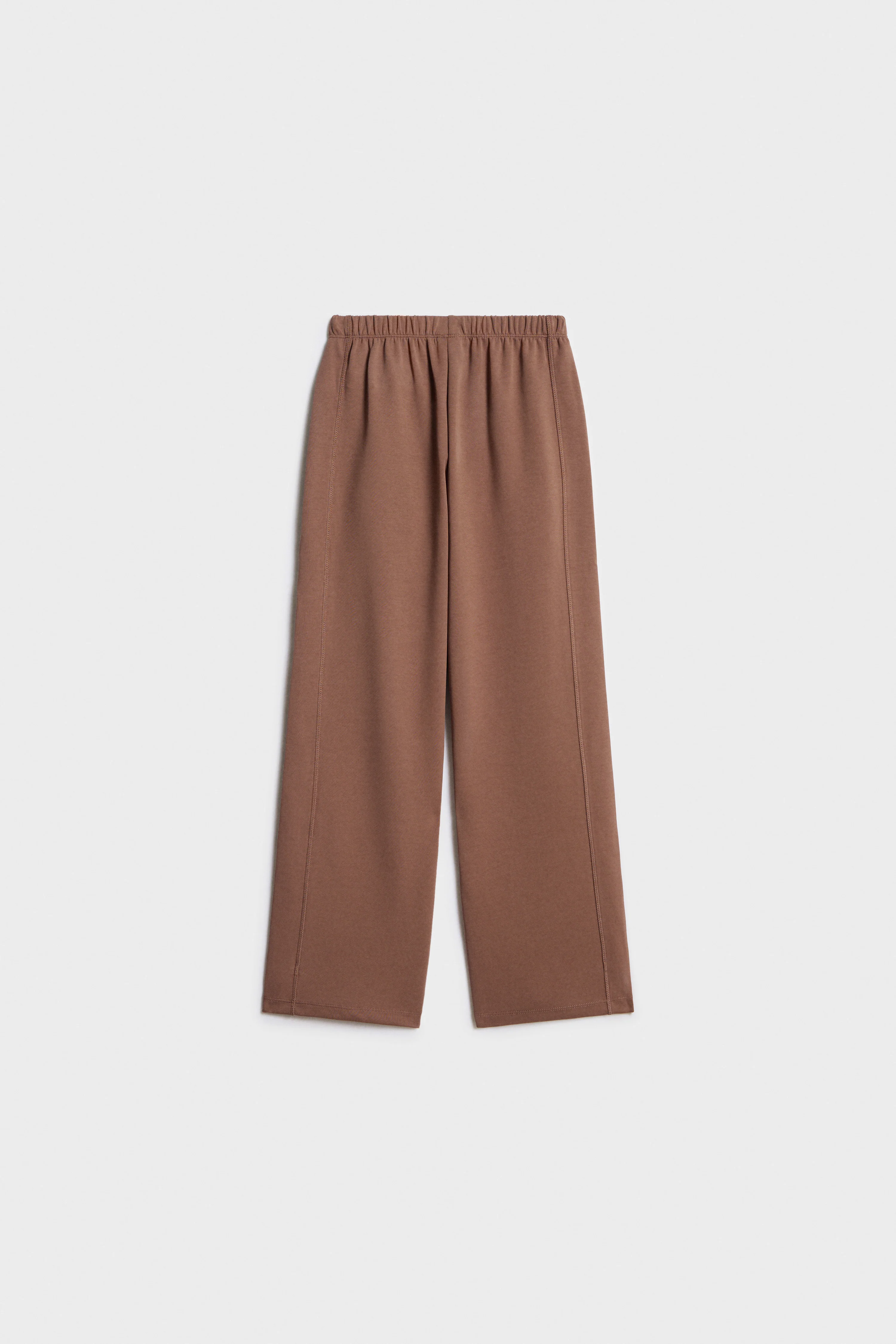 STRAIGHT-FIT INTERLOCK TROUSERS - Image 5