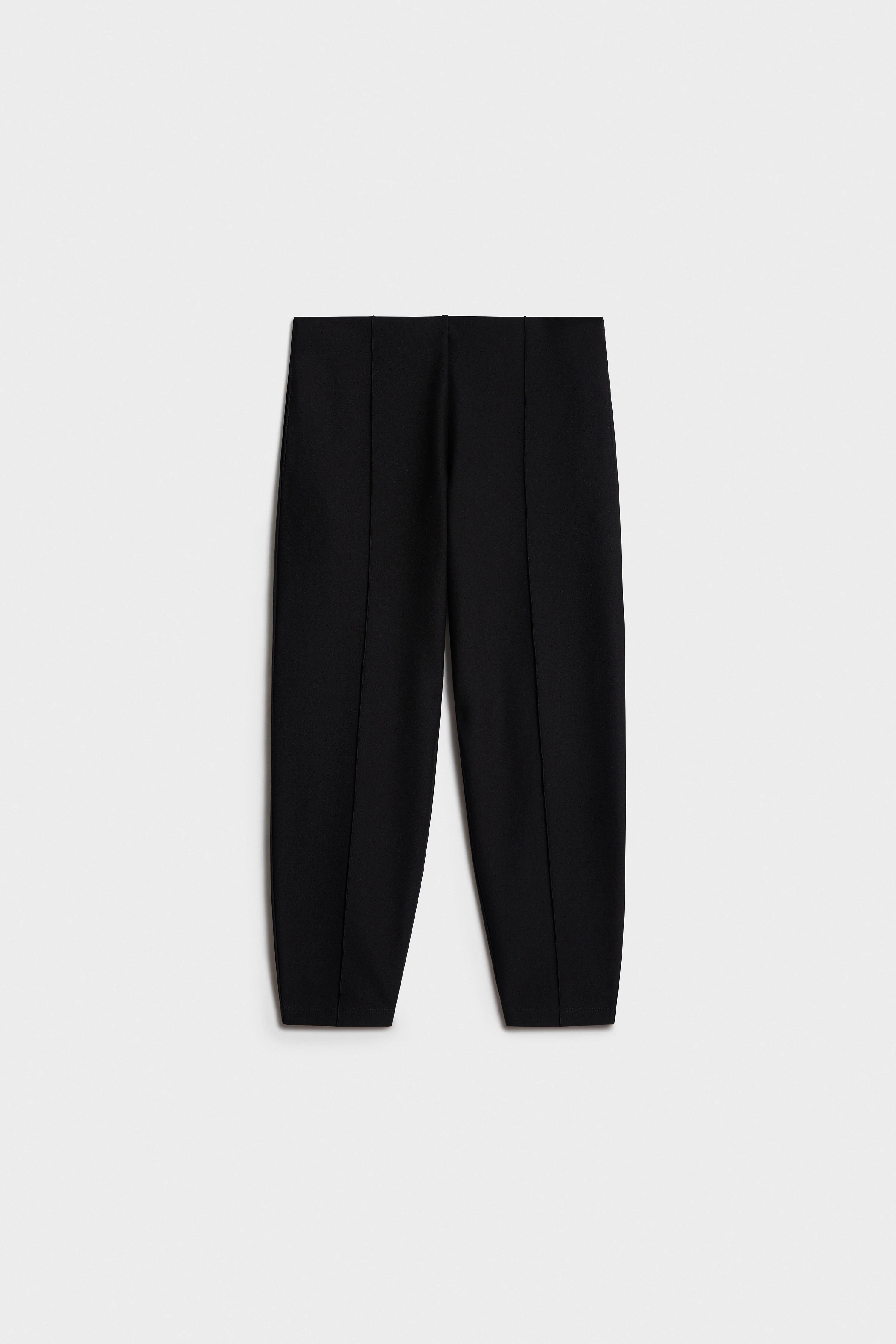CREASED VISCOSE-BLEND TROUSERS - Image 4