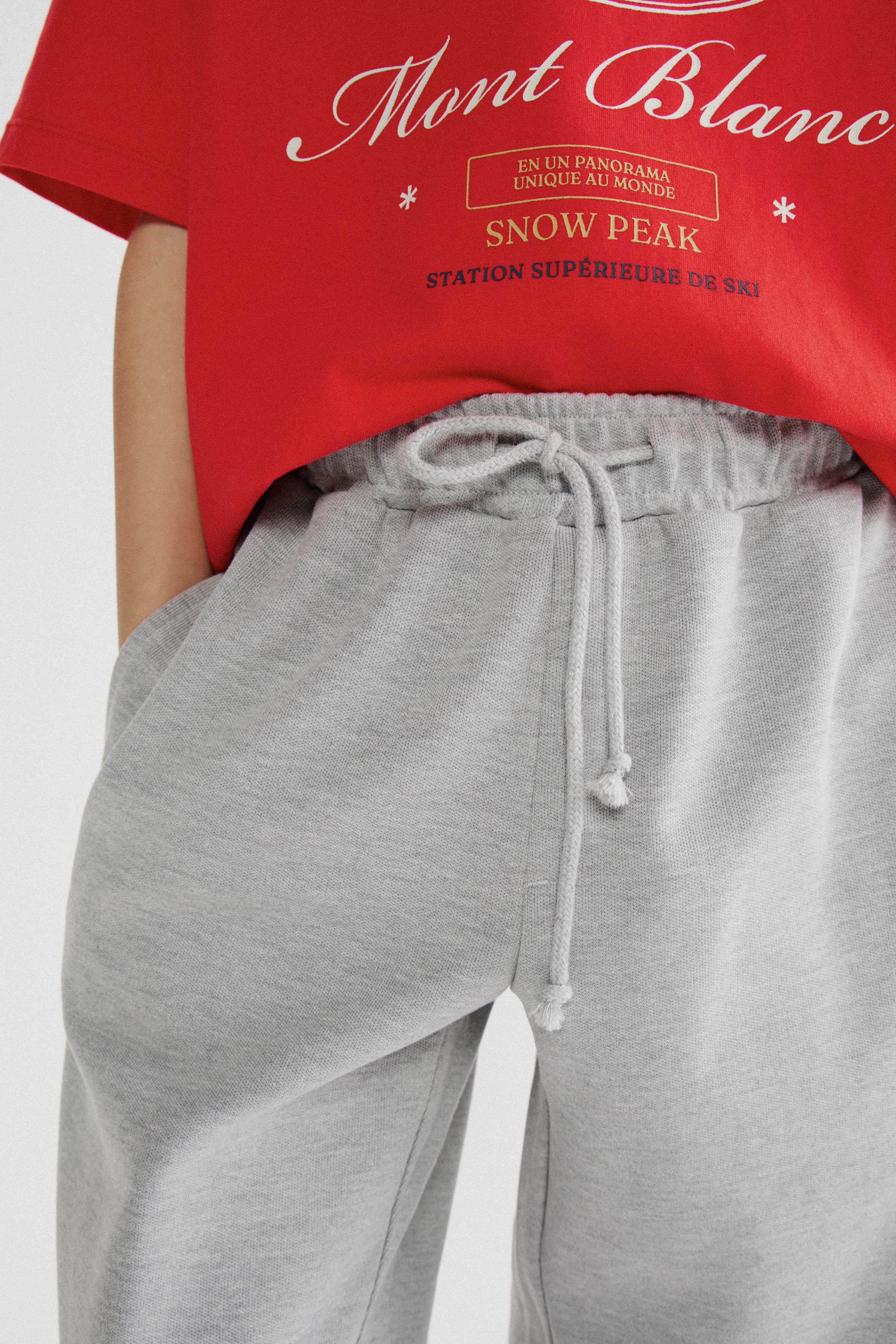 STRAIGHT-FIT JERSEY TROUSERS - Image 3