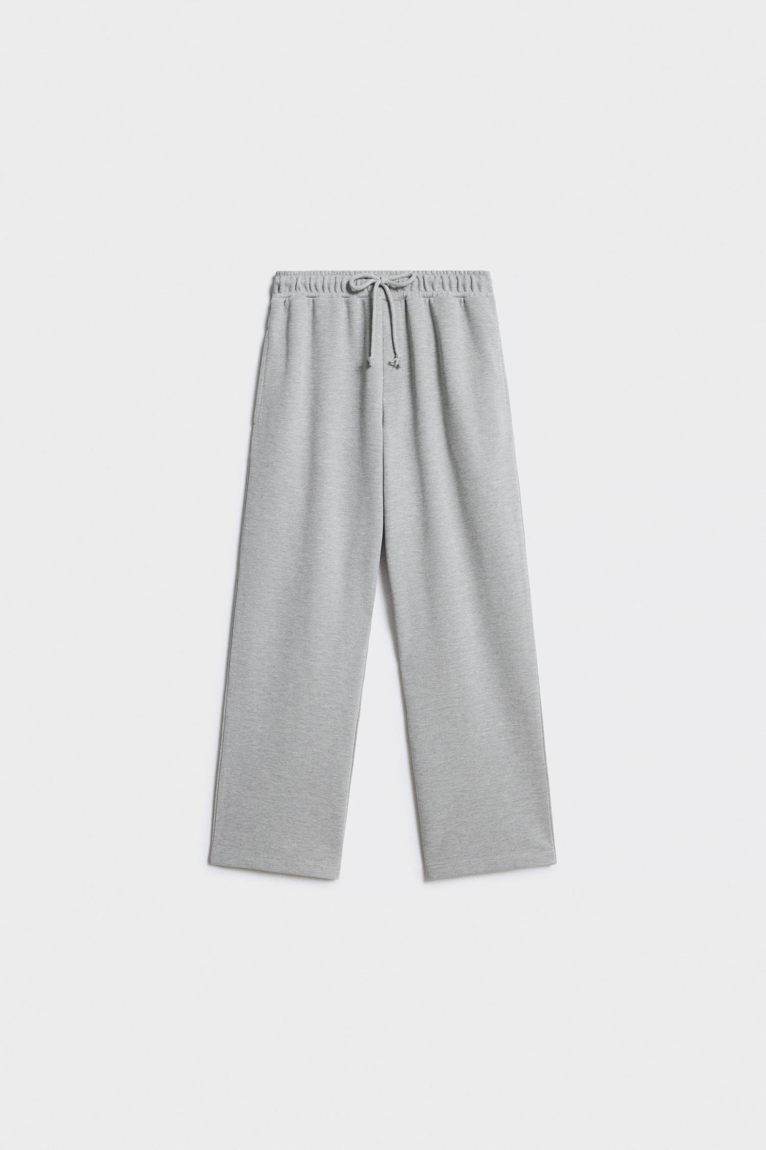 STRAIGHT-FIT JERSEY TROUSERS - Image 4