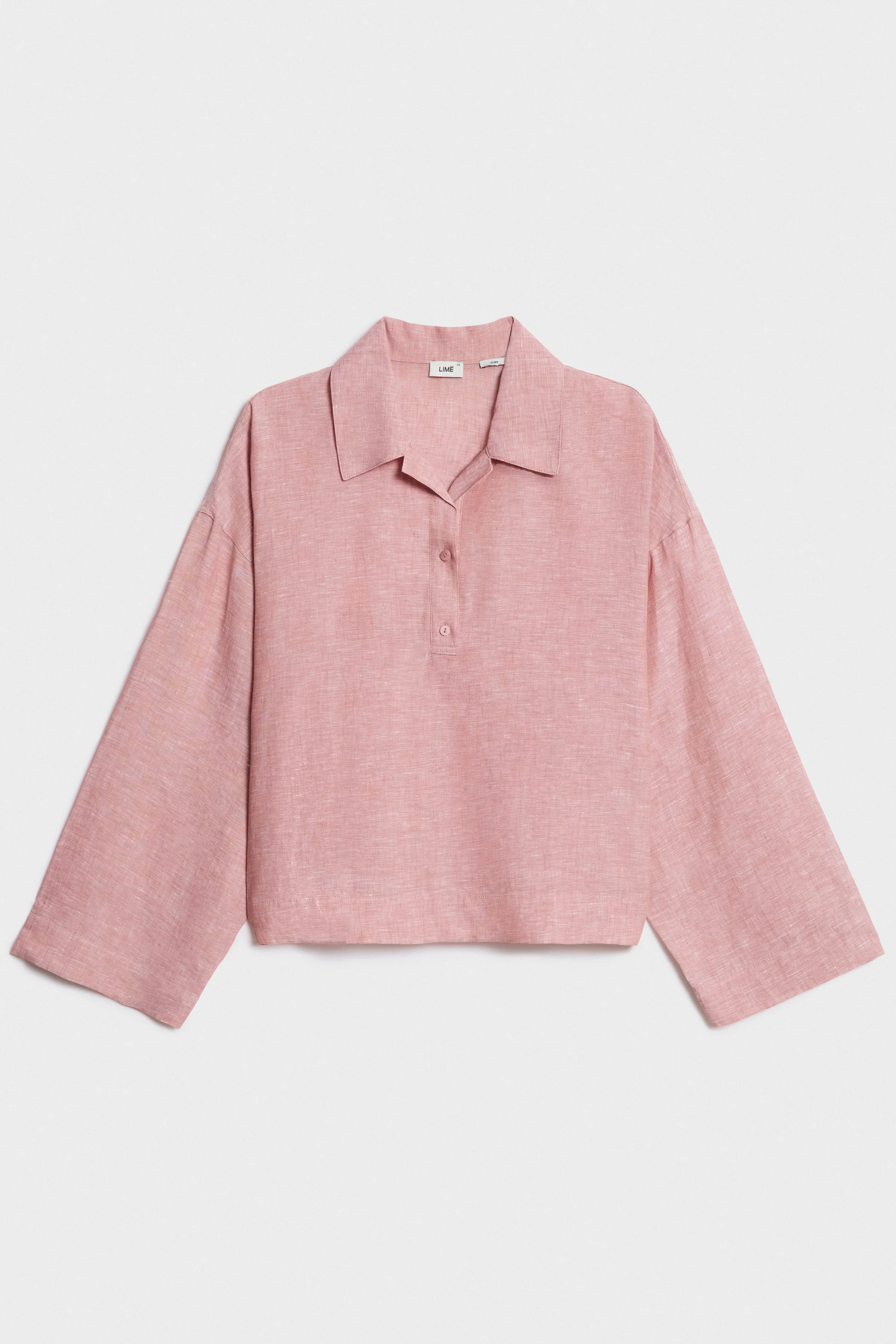 STRAIGHT FIT LINEN BLOUSE - Image 4