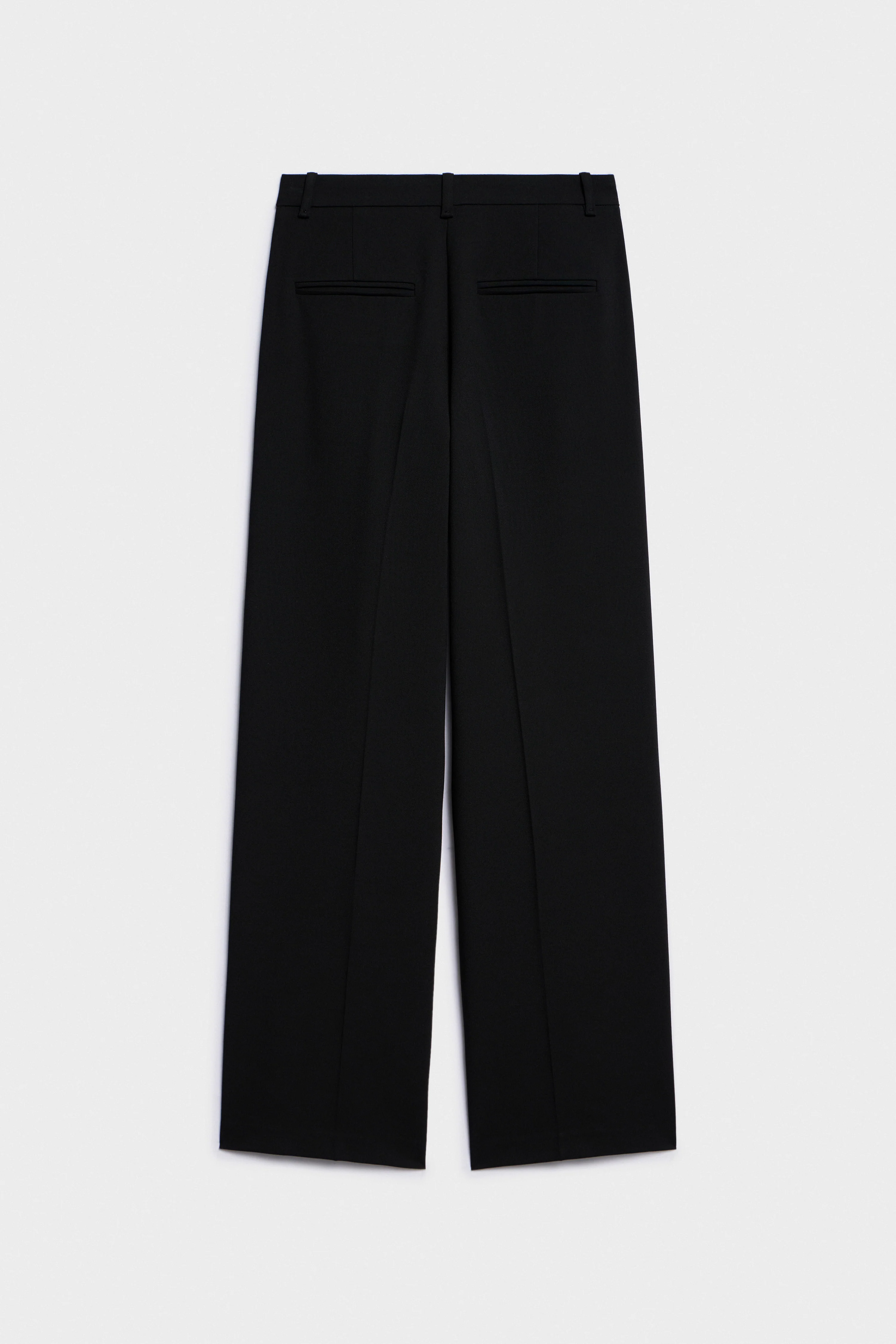 STRAIGHT FIT TROUSERS WITH DARTS - Image 5