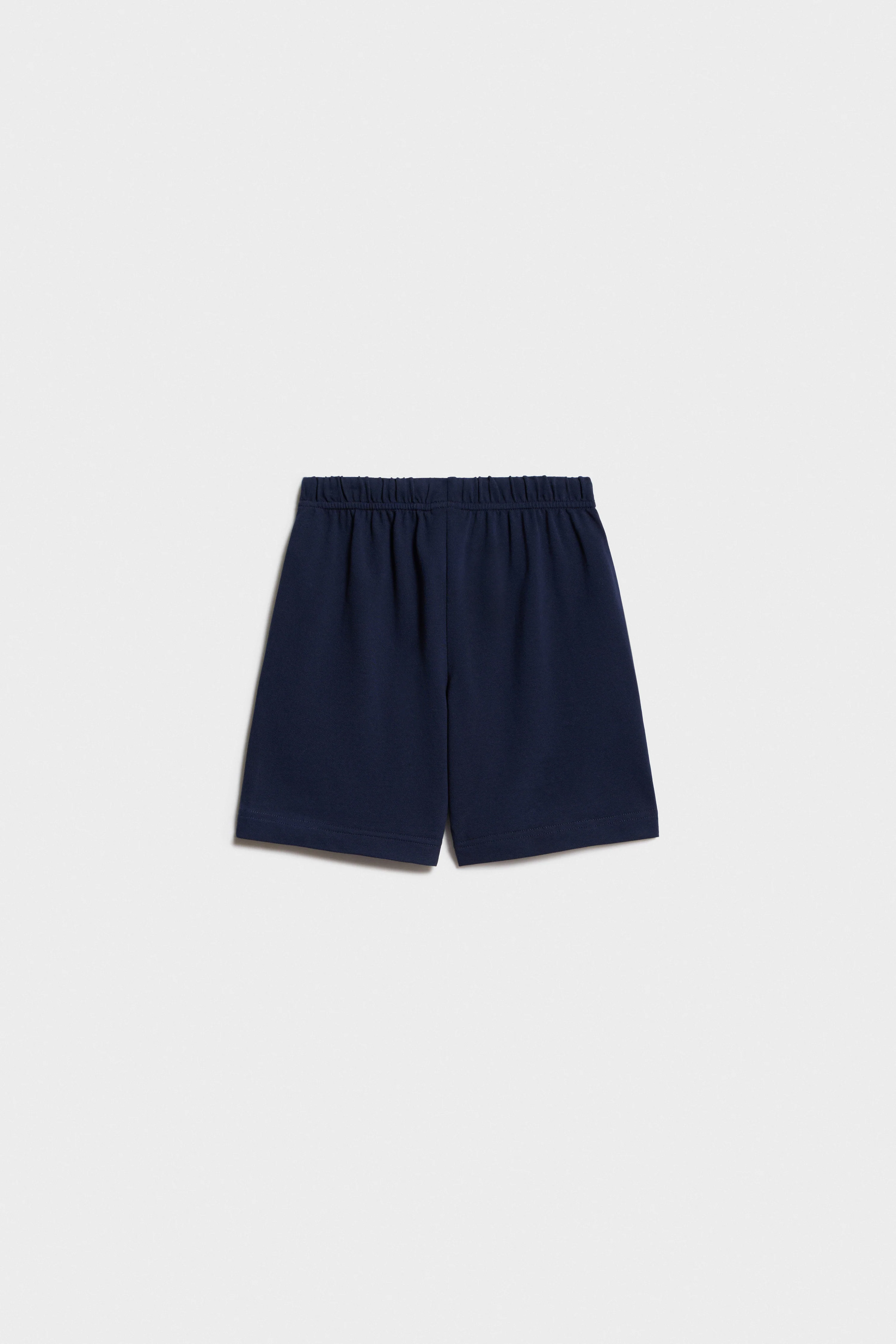 STRAIGHT PIQUÉ SHORTS - Image 5