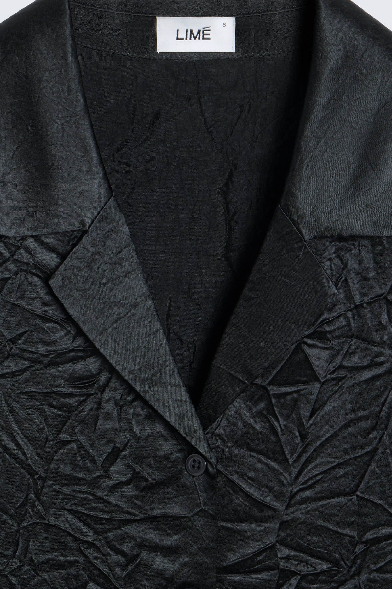 STRAIGHT FAUX SILK SHIRT - Image 7