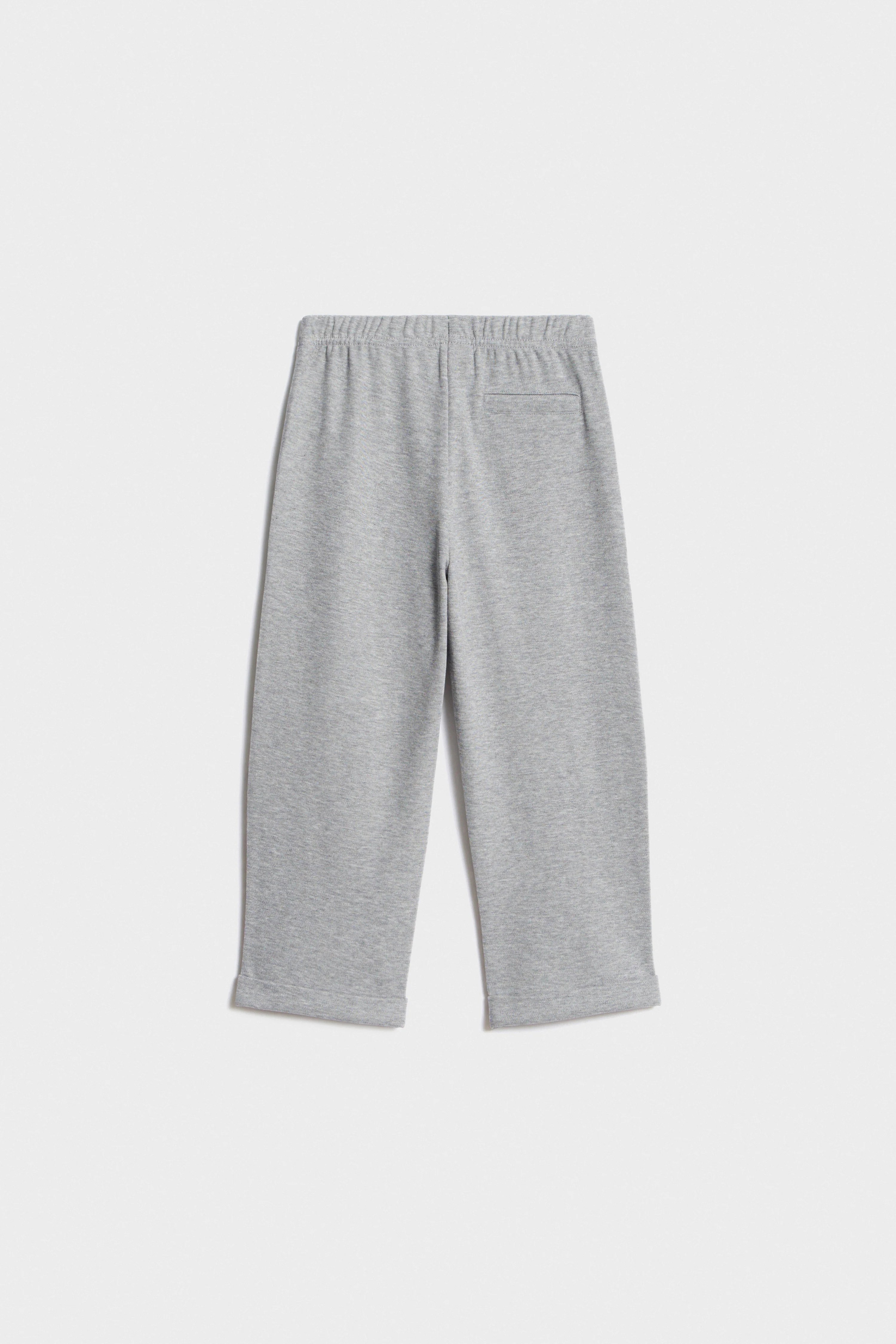 COTTON PIQUÉ TROUSERS - Image 5