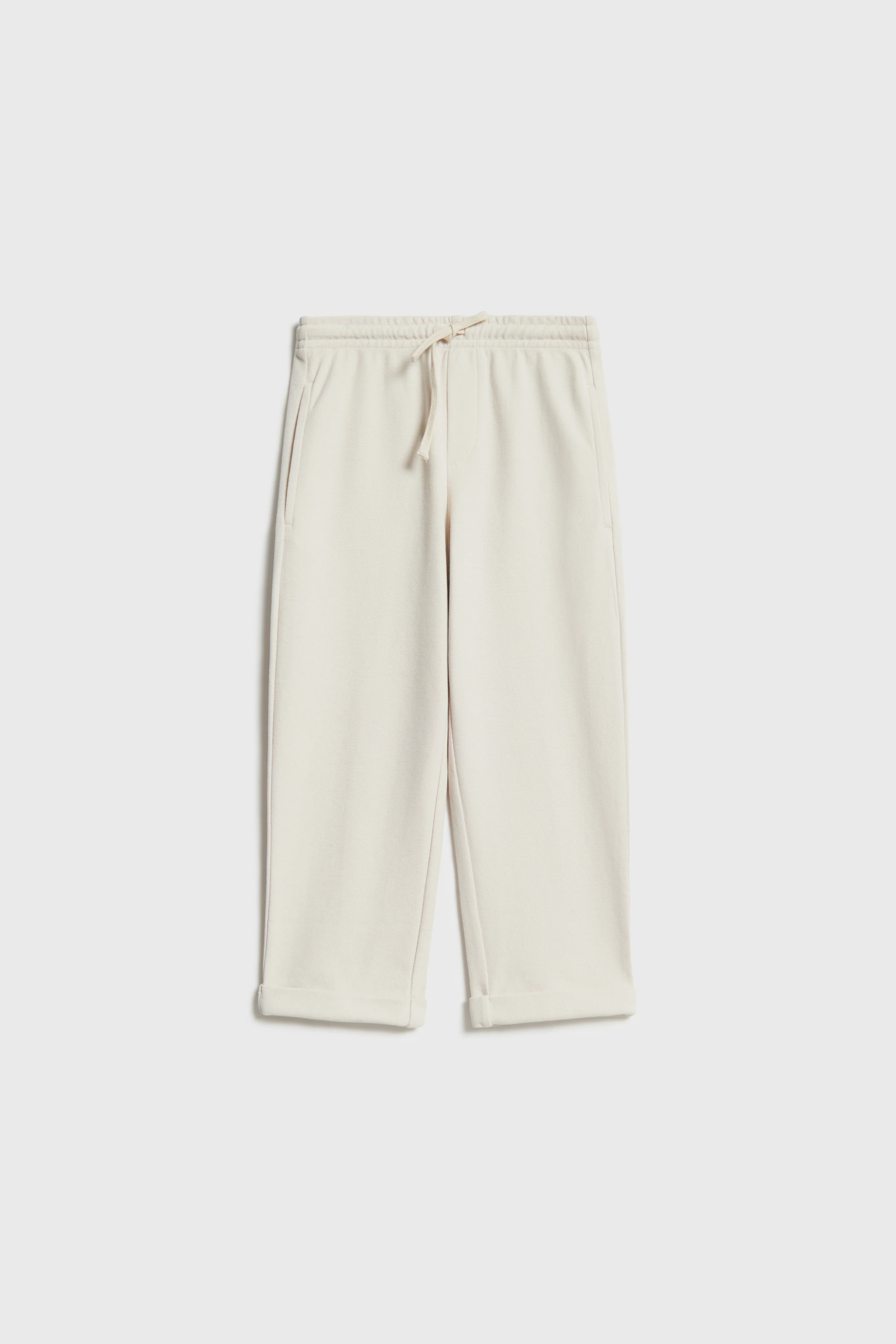 COTTON PIQUÉ TROUSERS - Image 3