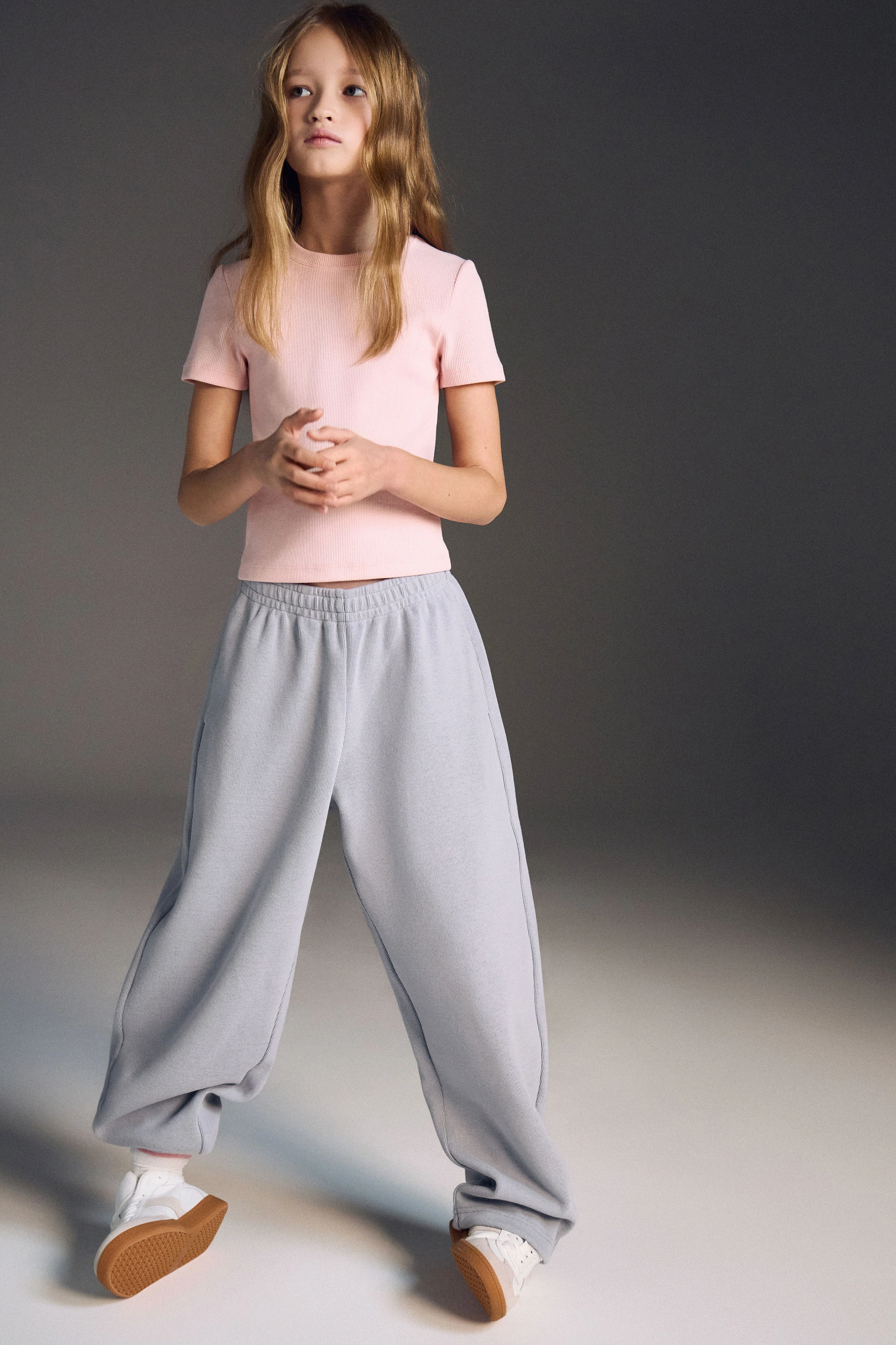 RIBBED COTTON T-SHIRT