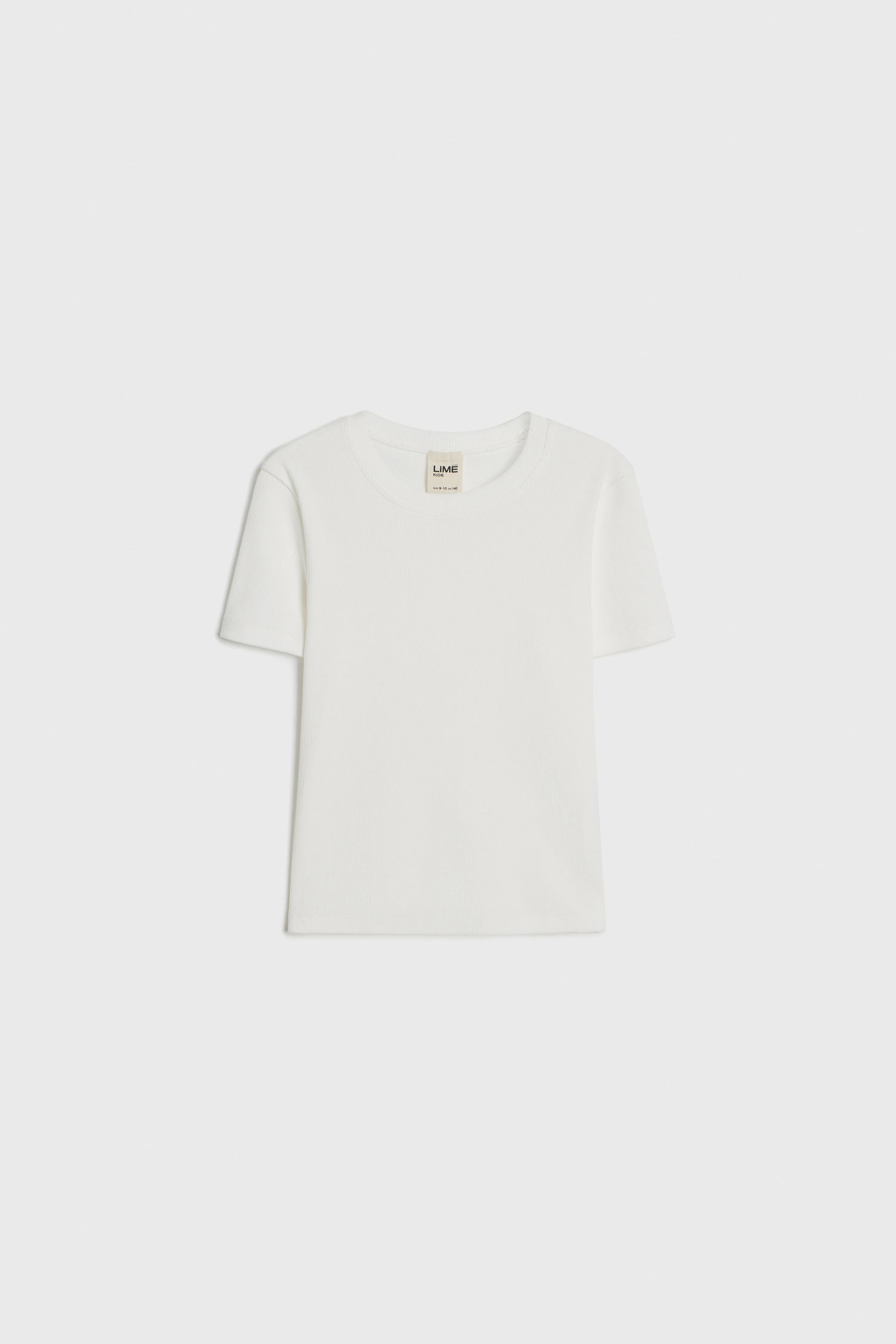 RIBBED COTTON T-SHIRT