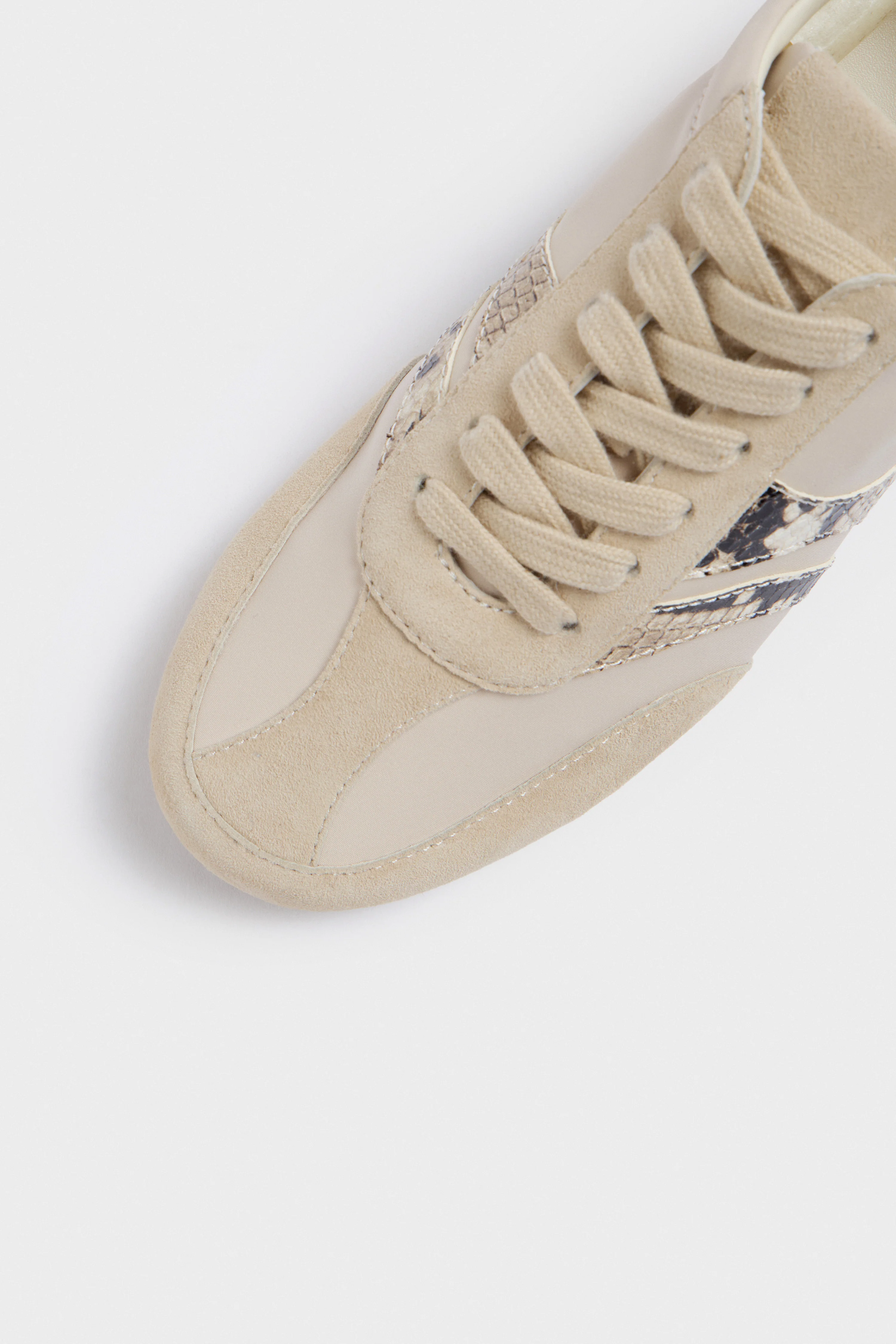 STRIP-DETAIL SUEDE SNEAKERS - Image 7