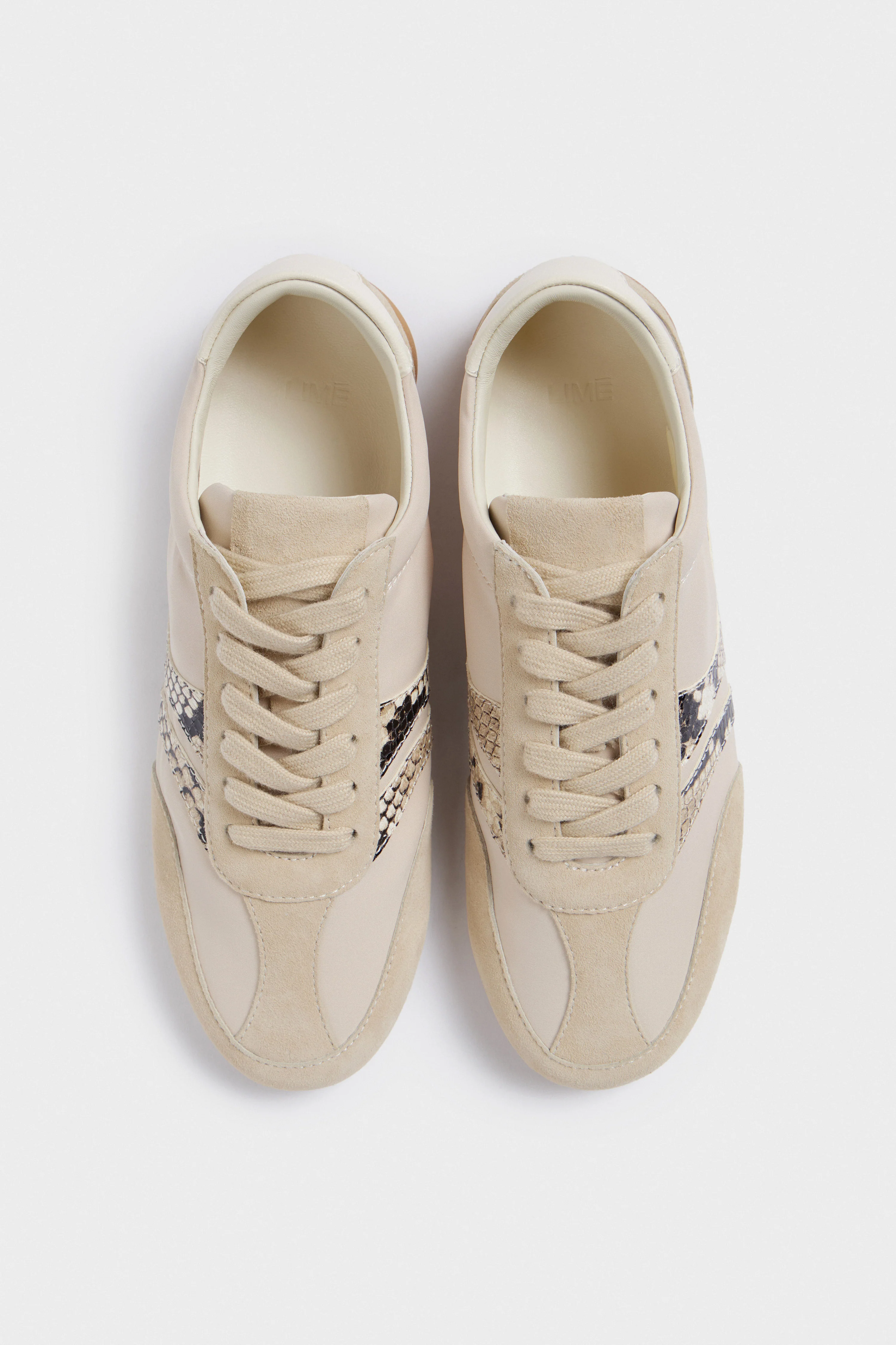 STRIP-DETAIL SUEDE SNEAKERS - Image 8