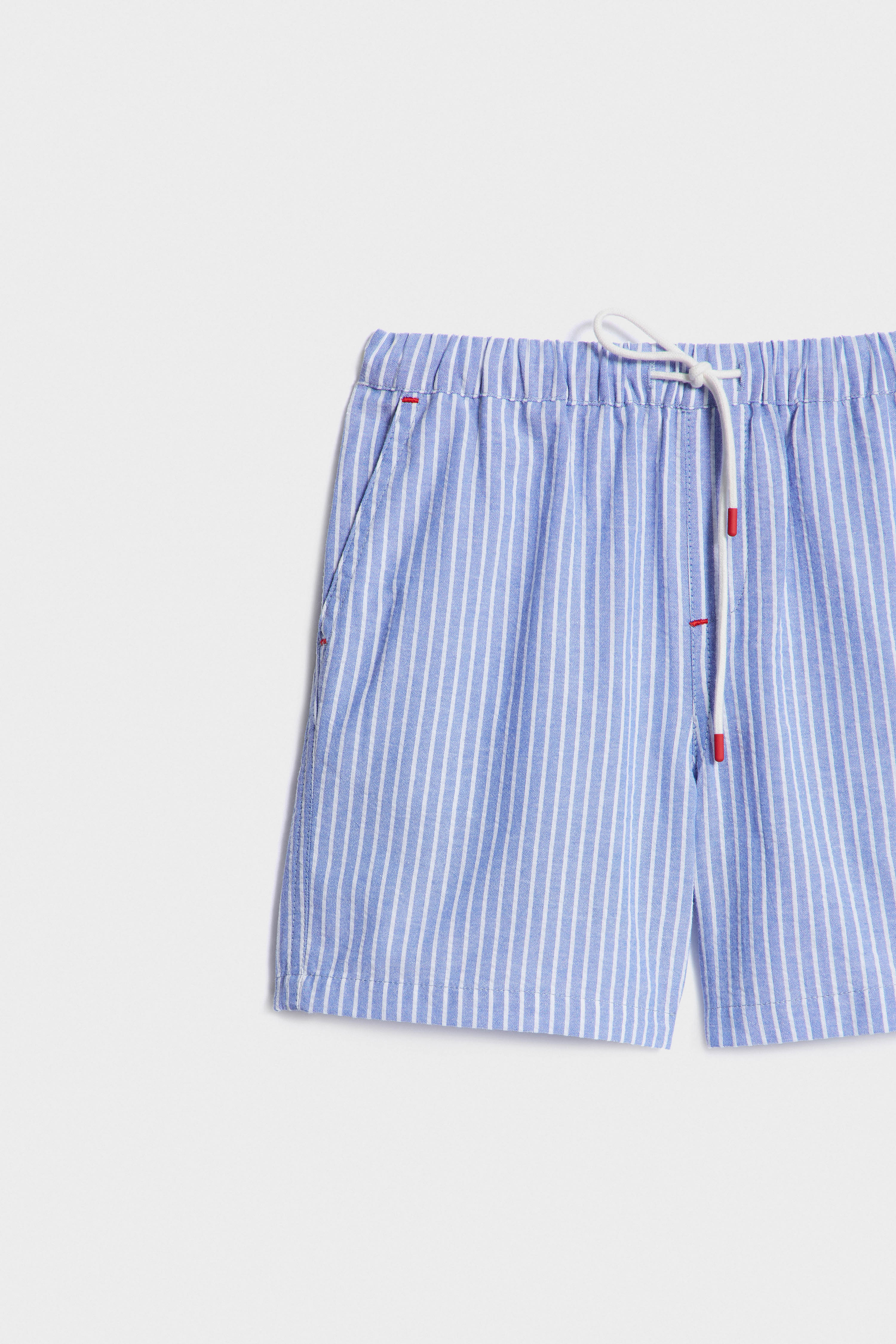 STRIPED COTTON-BLEND SHORTS - Image 6