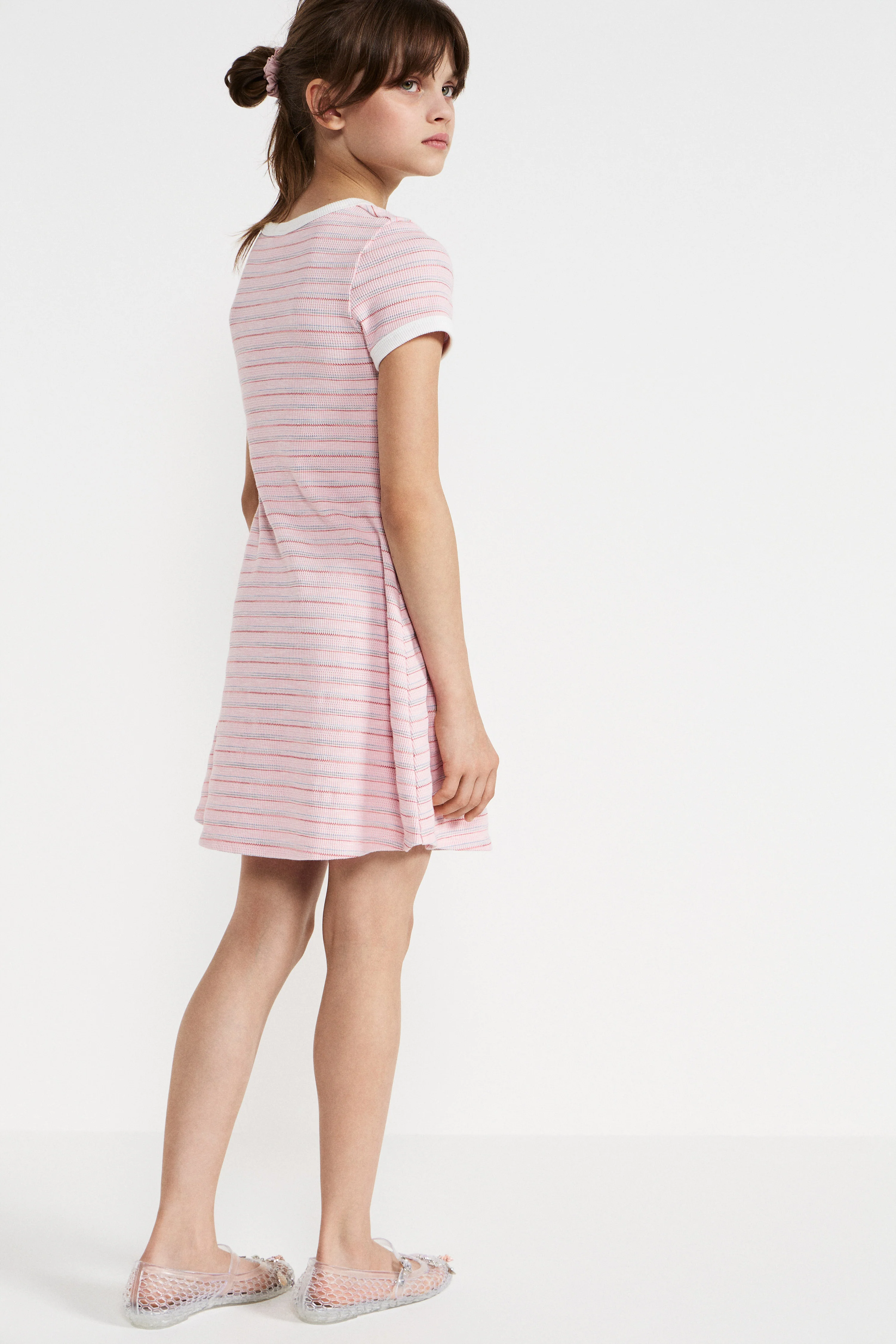STRIPED COTTON DRESS - Image 4