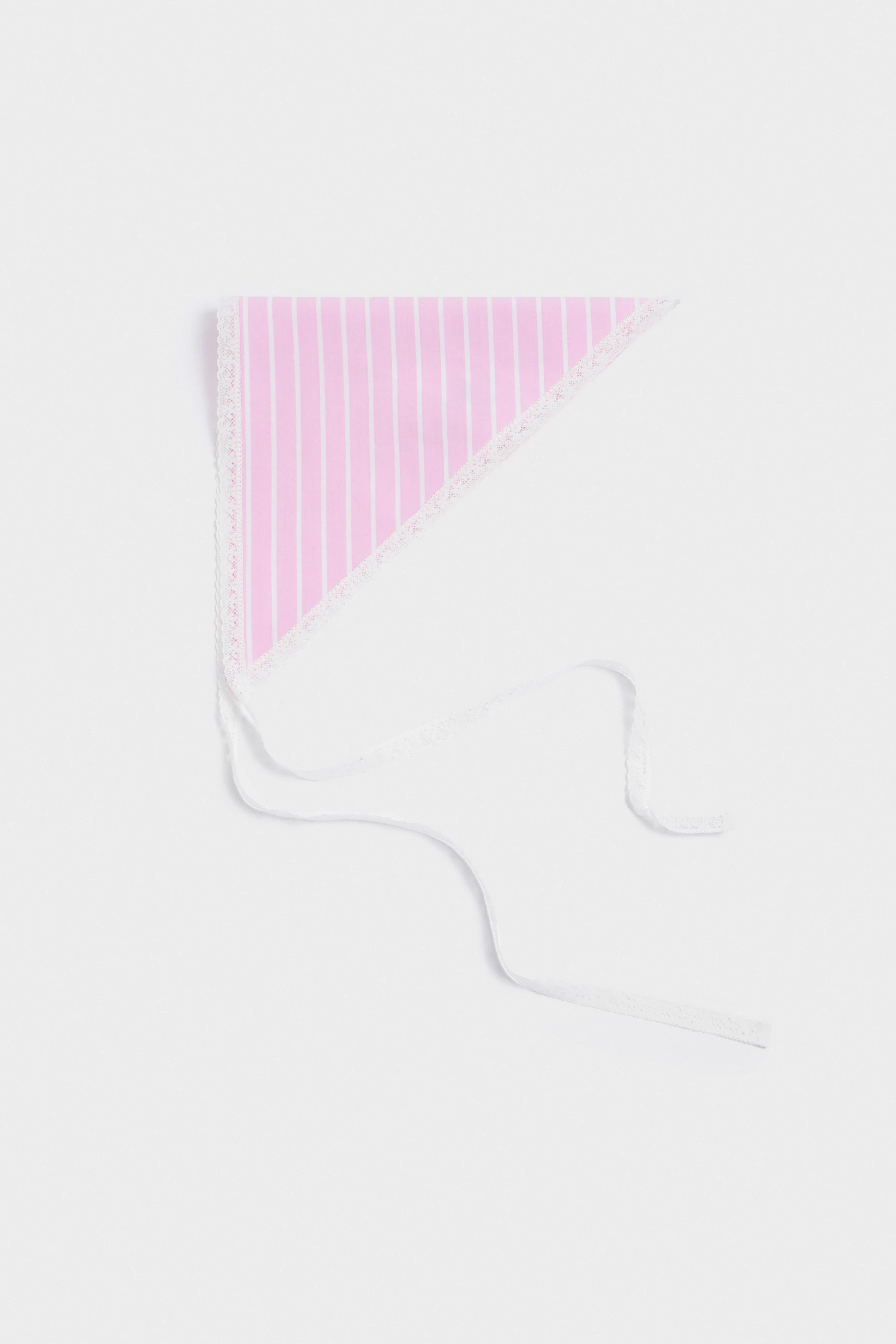STRIPED COTTON HEAD SCARF - Image 2