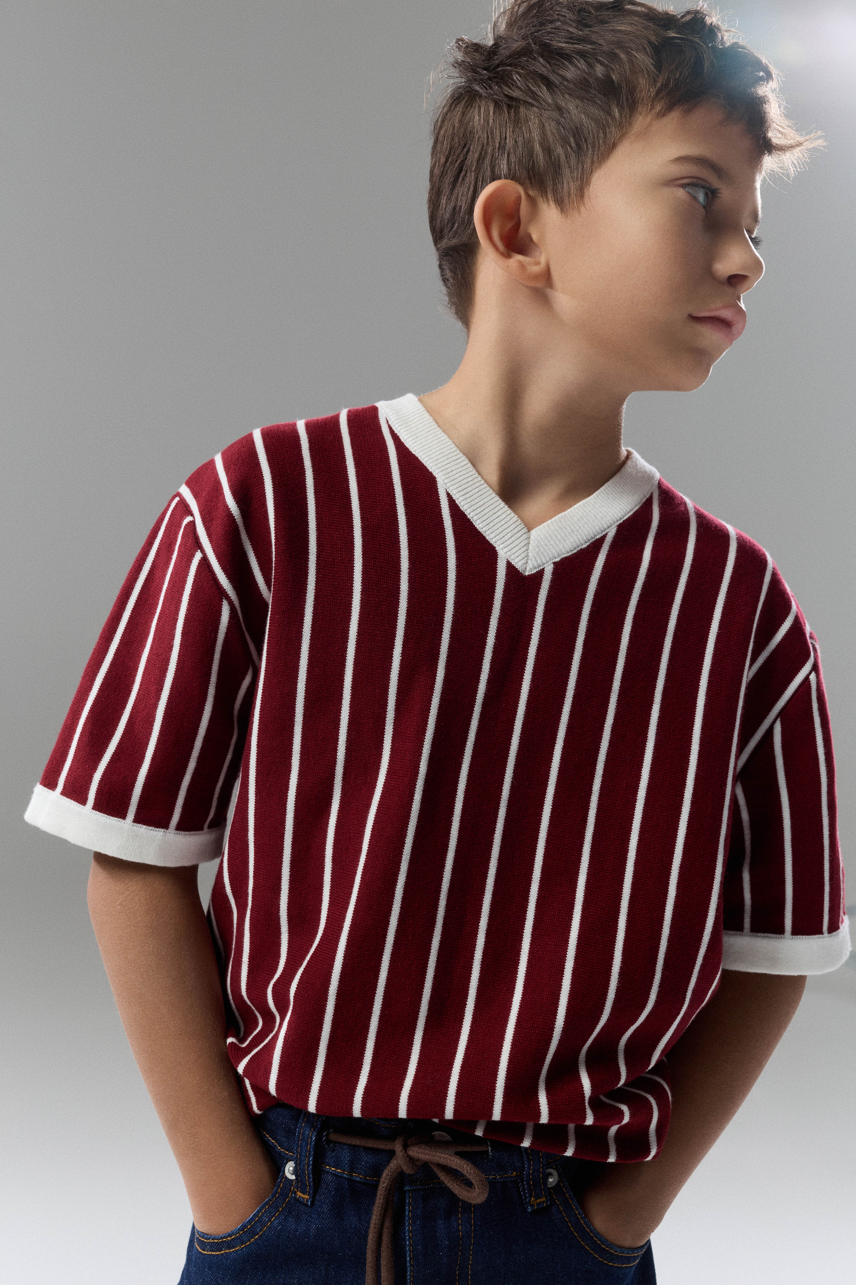 STRIPED COTTON-KNIT JUMPER - Image 3