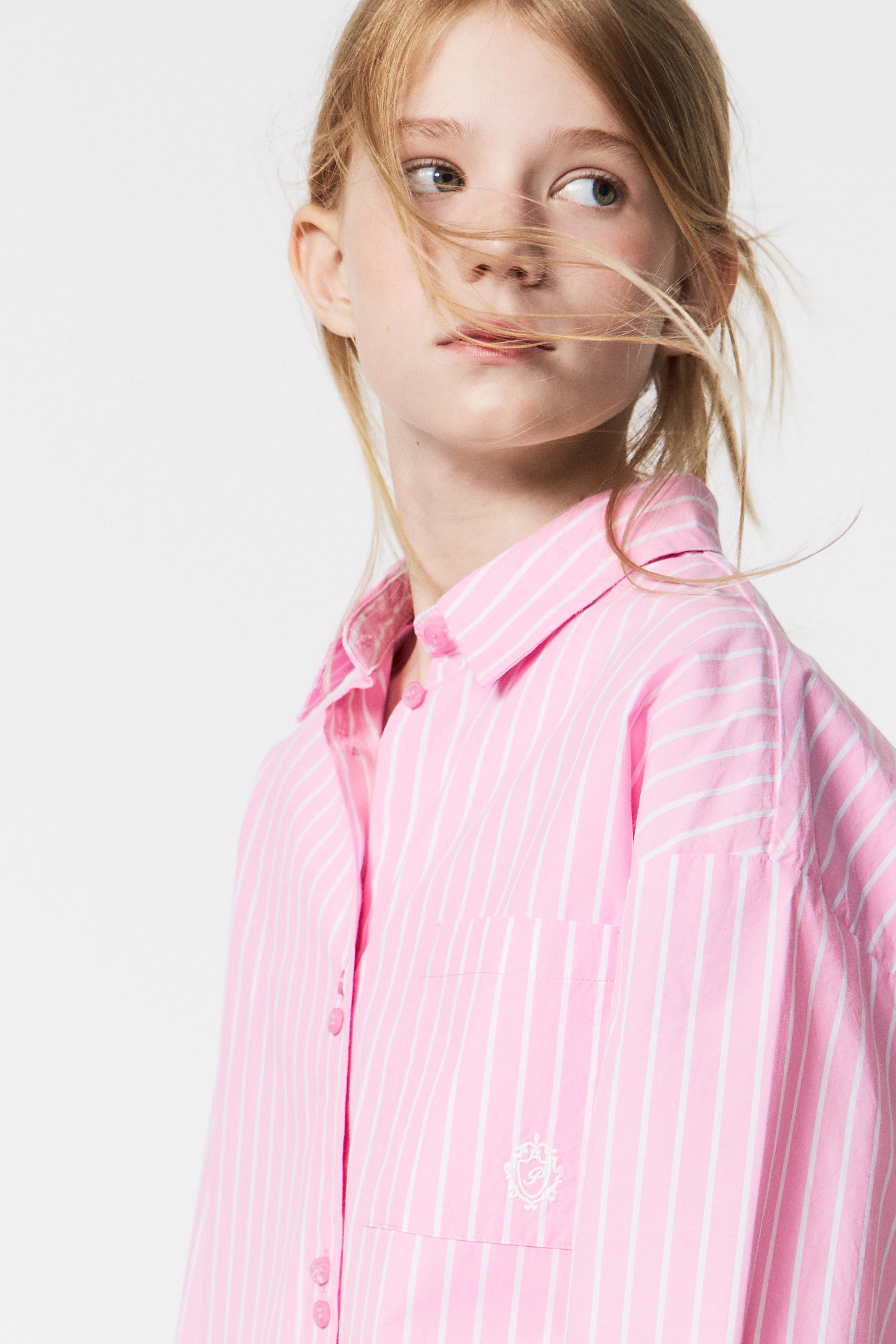 STRIPED COTTON SHIRT - Image 3