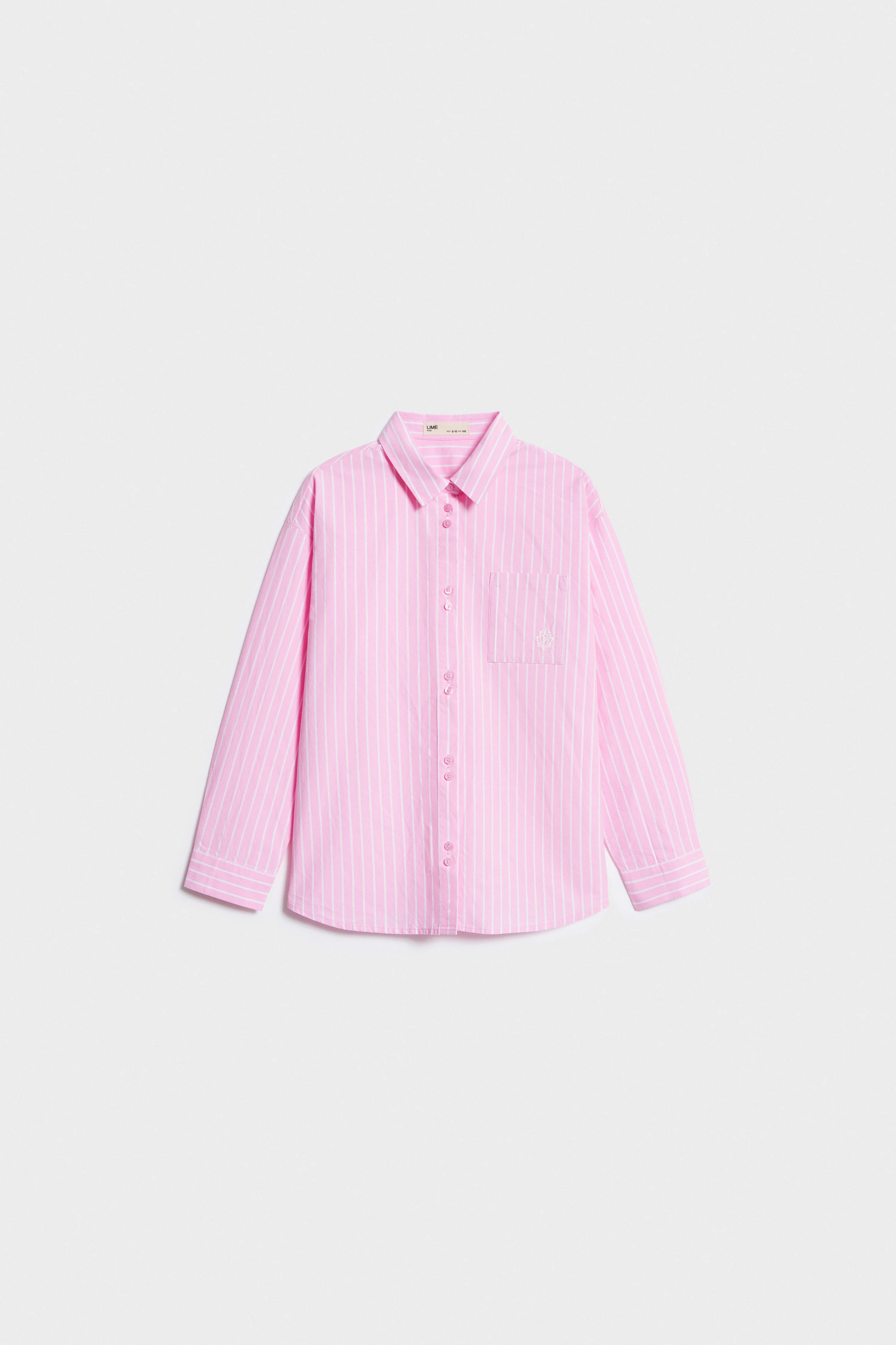 STRIPED COTTON SHIRT - Image 4