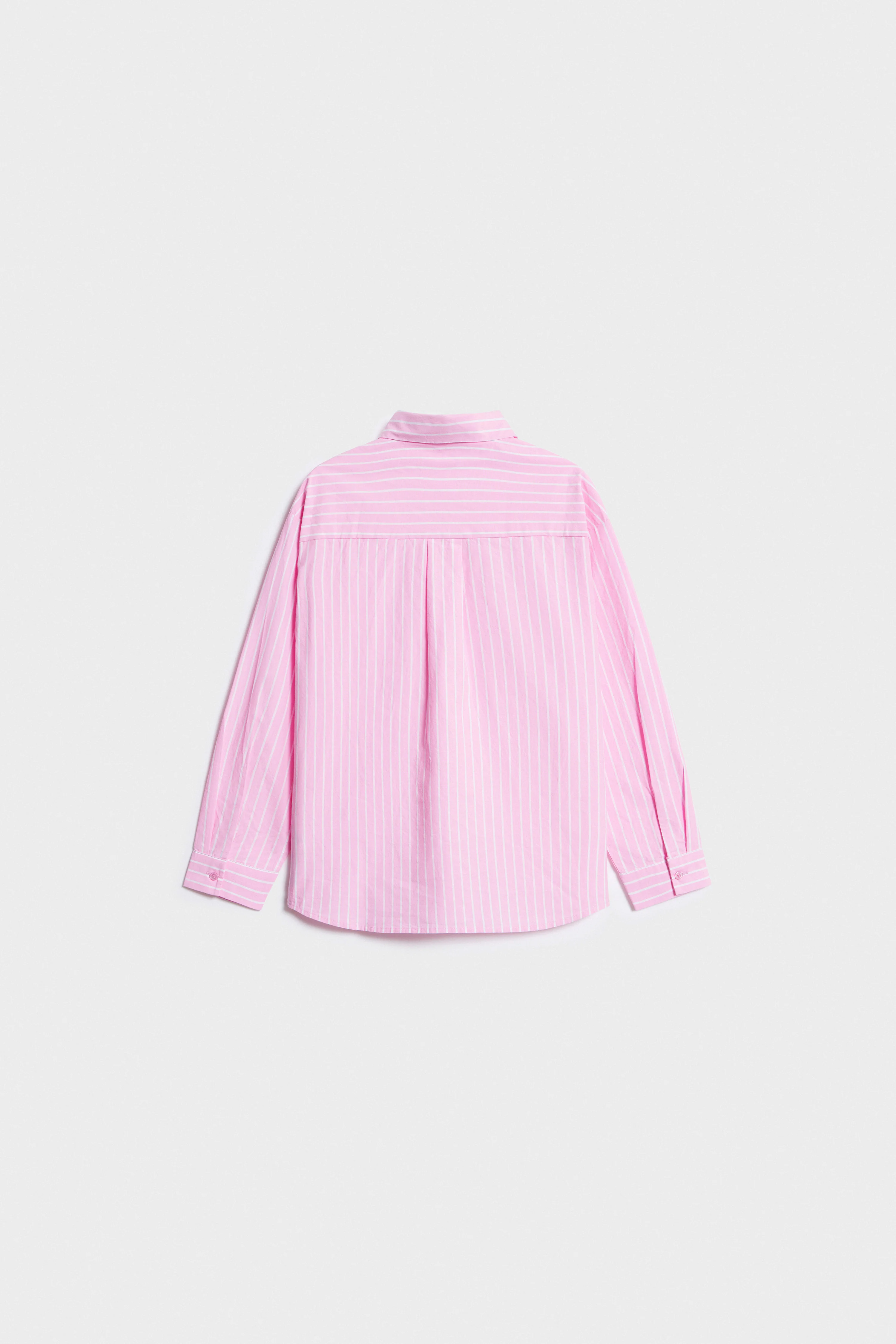 STRIPED COTTON SHIRT - Image 5