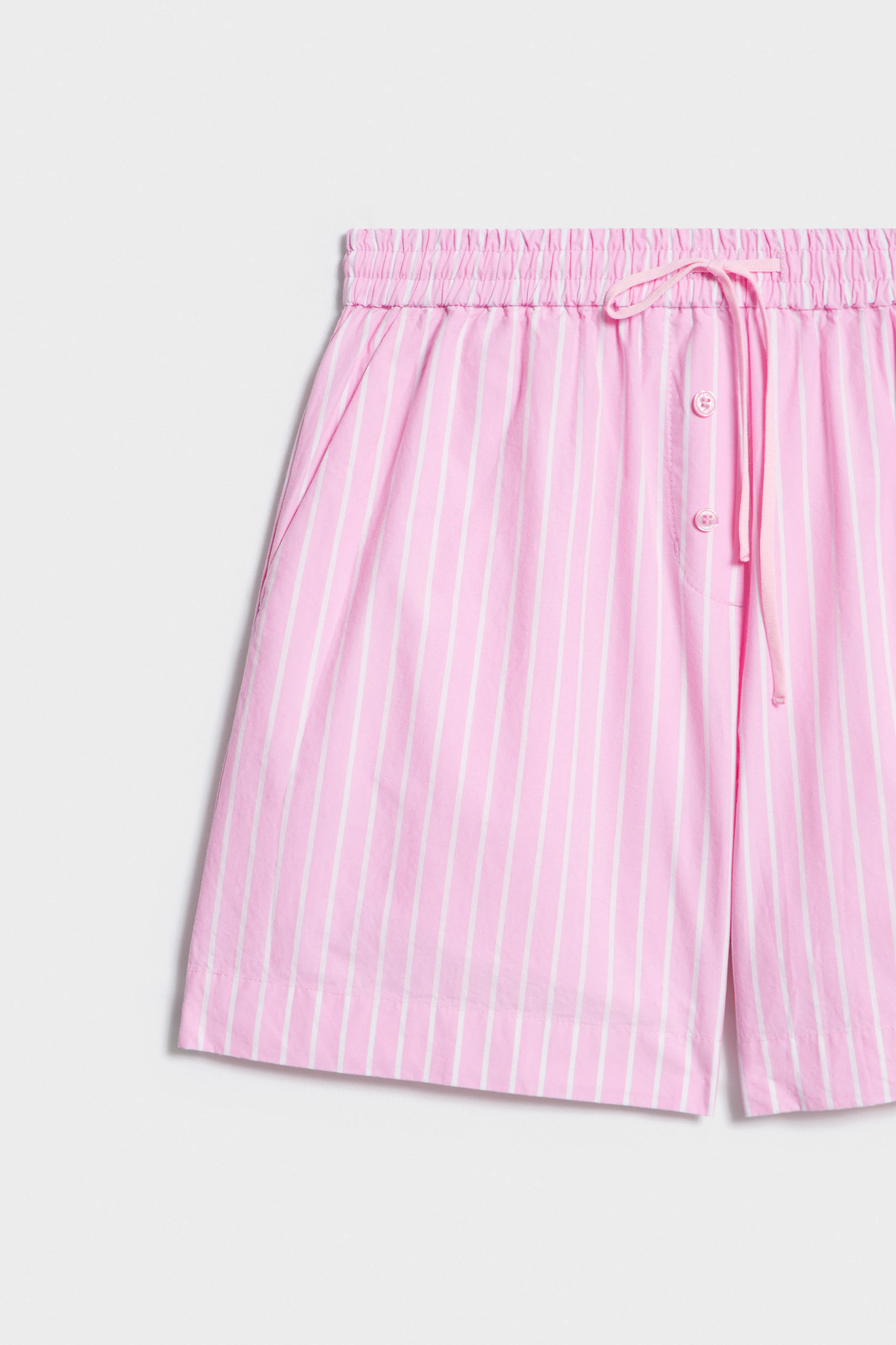 STRIPED COTTON SHORTS - Image 6