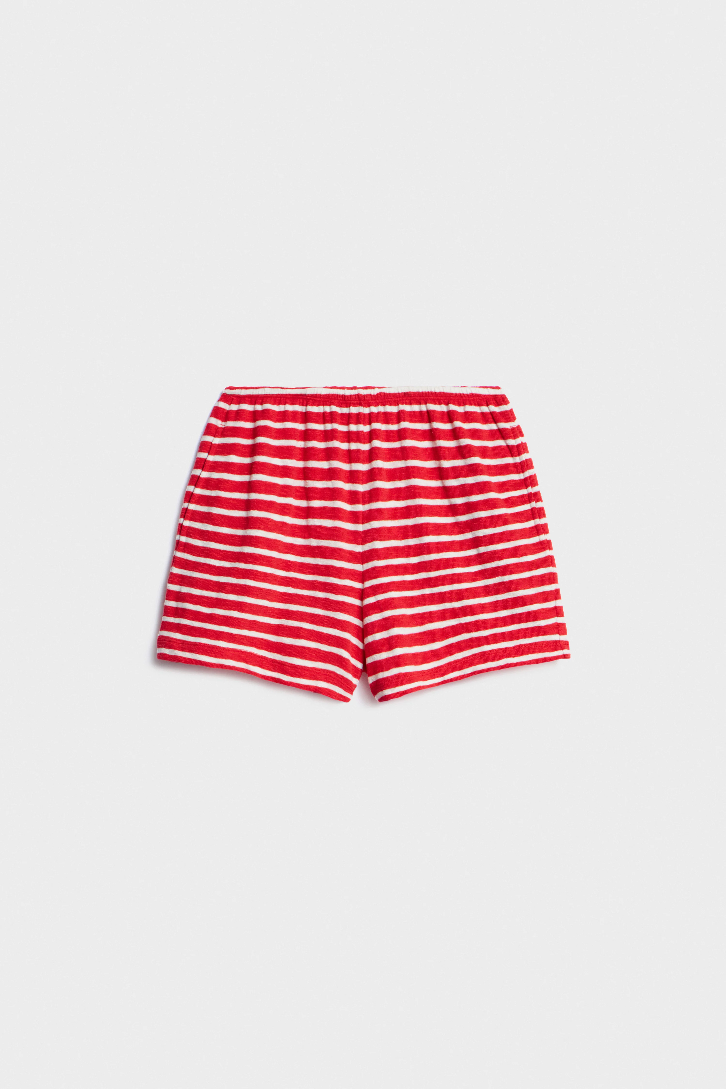 STRIPED COTTON SHORTS - Image 3